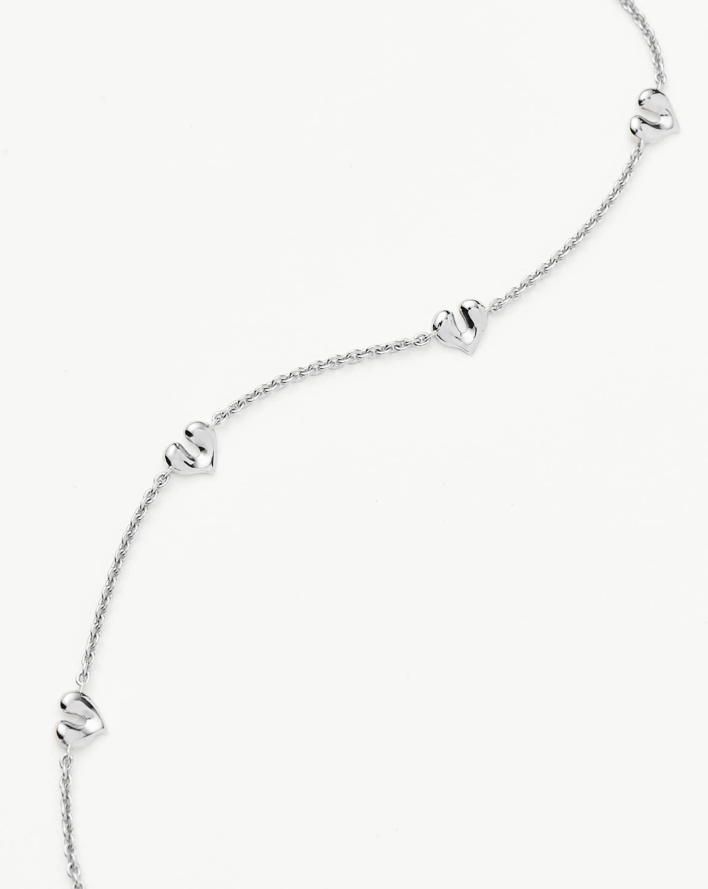 Missoma Molten Heart Mini Charm Choker | Sterling Silver