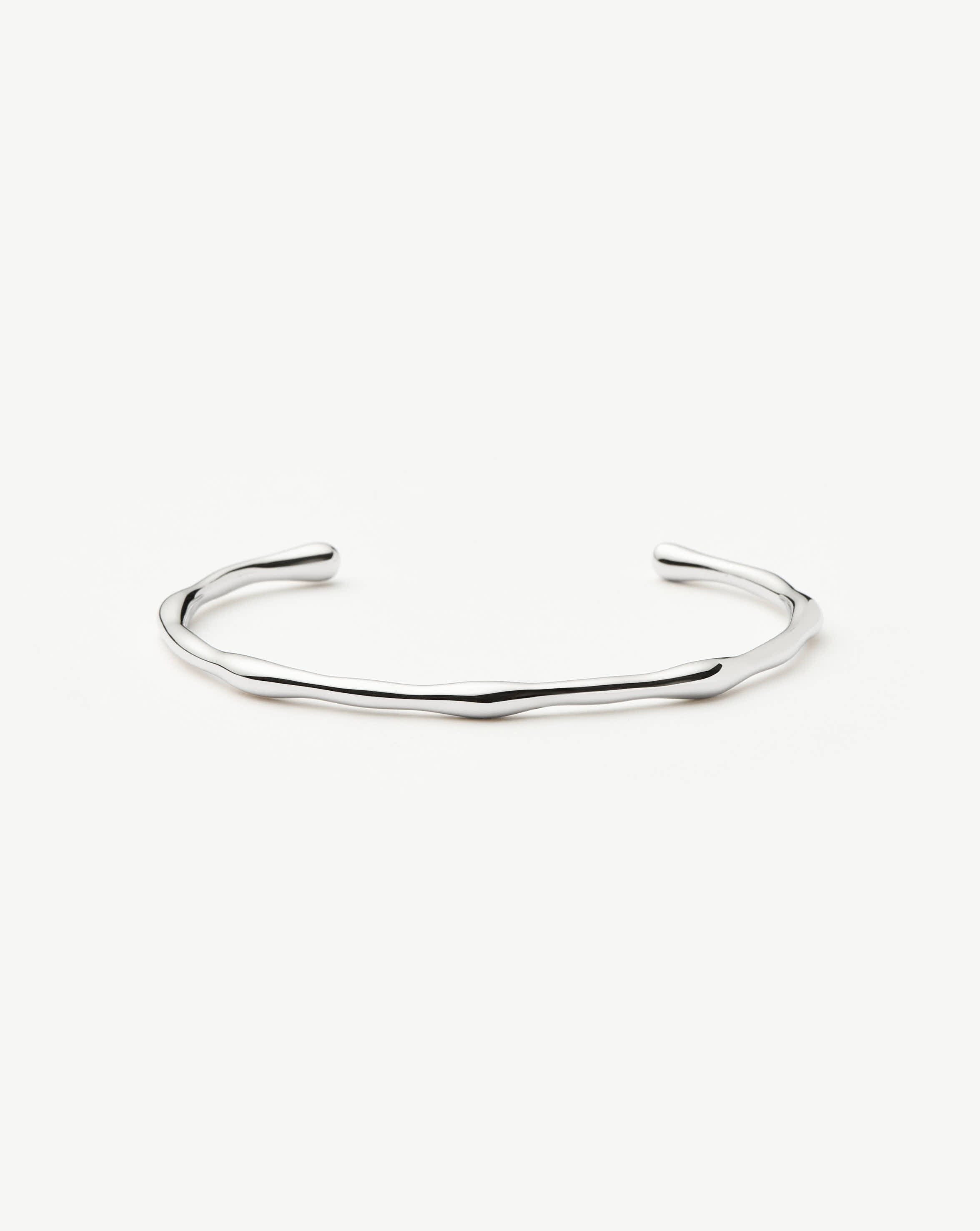 Missoma Molten Cuff Bracelet | Silver Plated