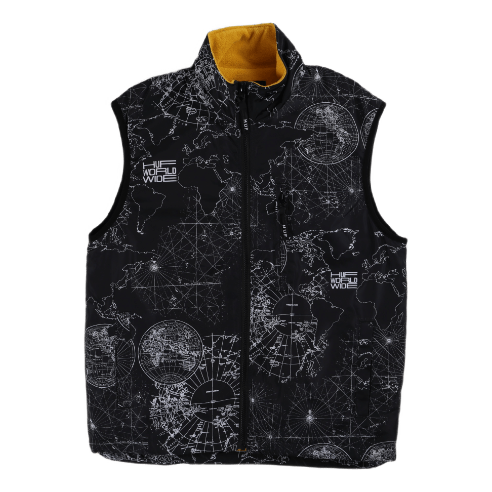 HUF Nicolet Vest Black