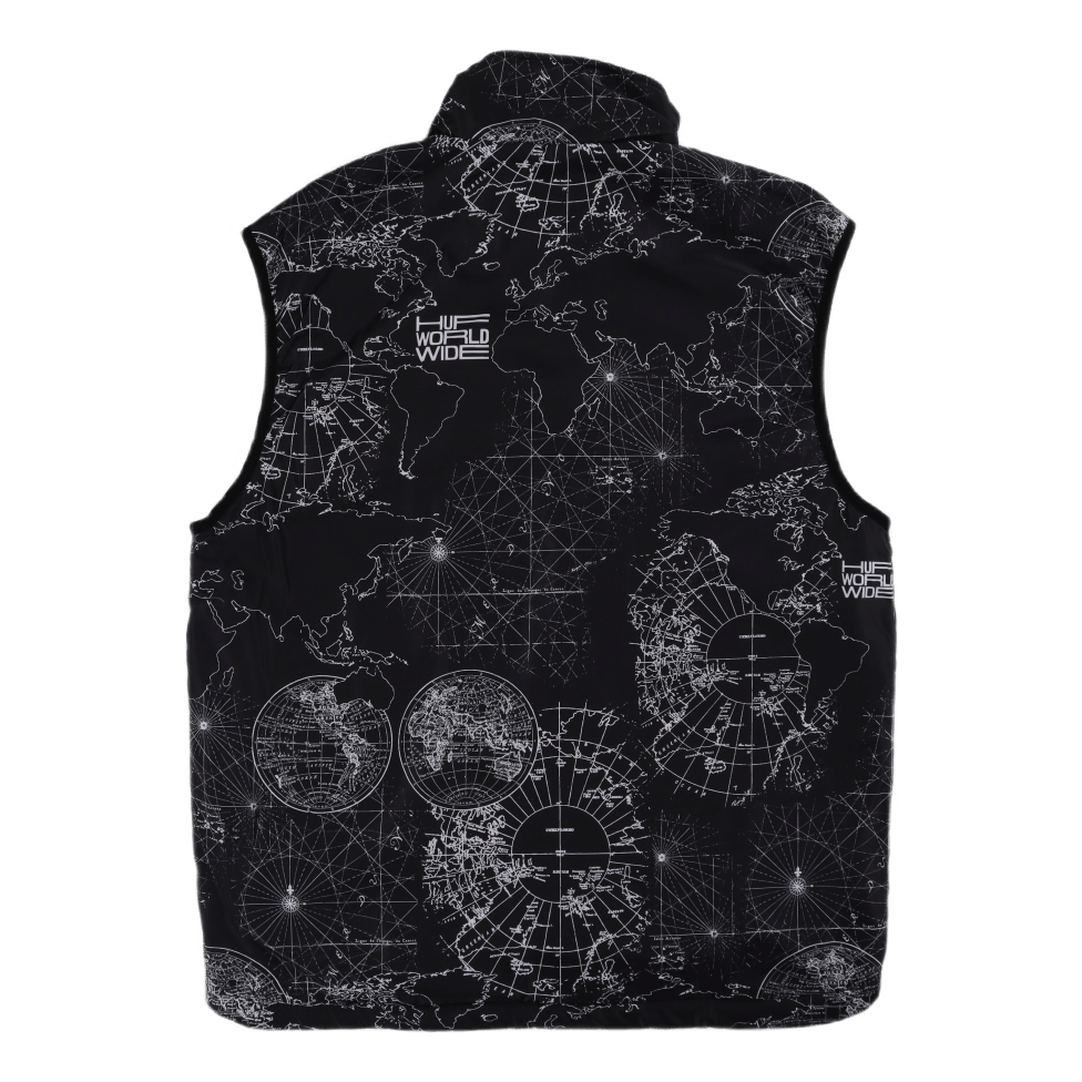 HUF Nicolet Vest Black