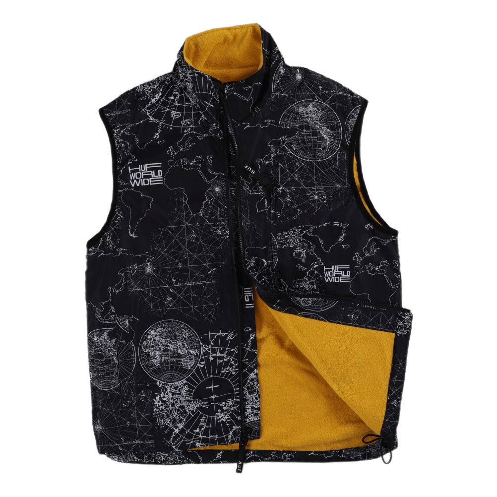 HUF Nicolet Vest Black