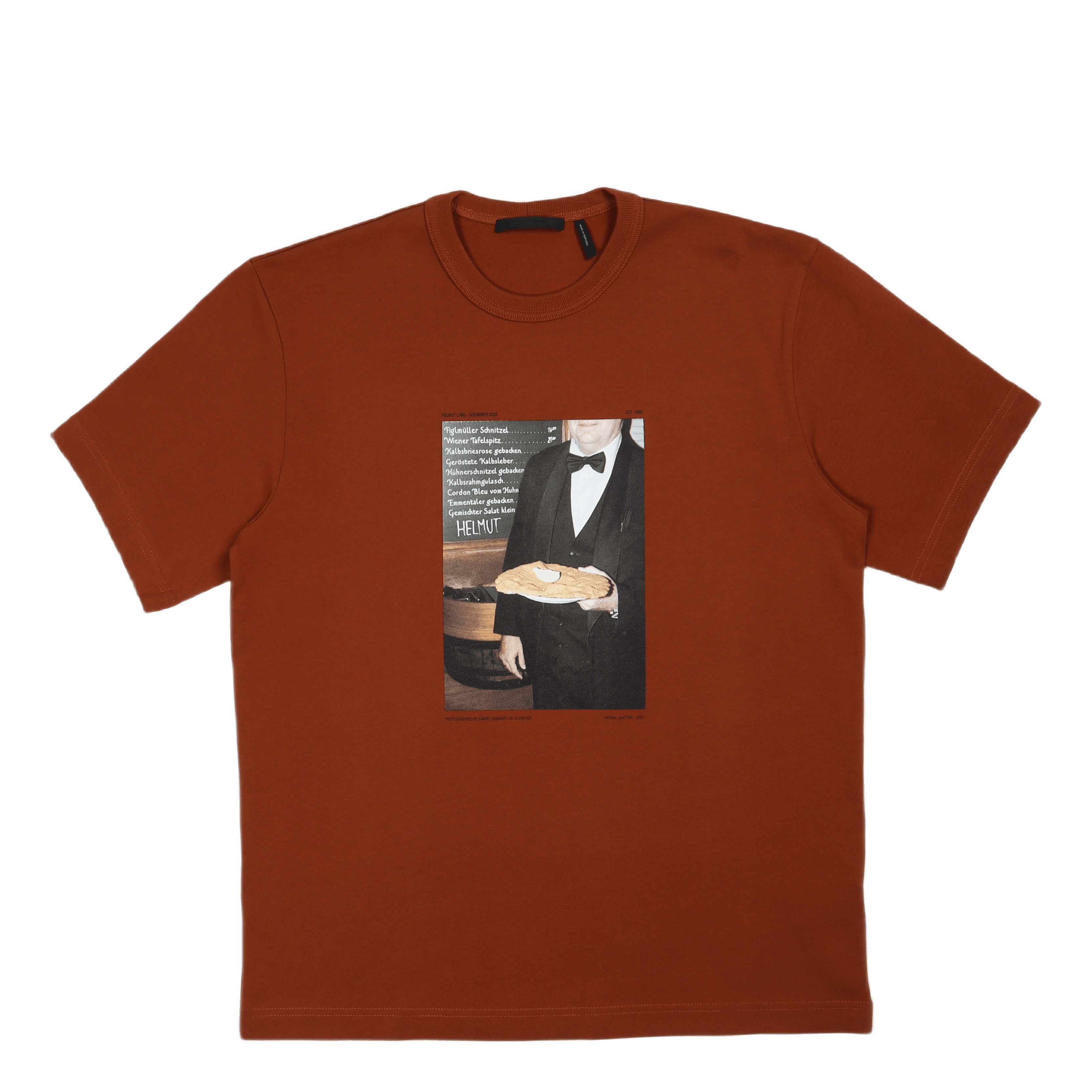 Helmut Lang Vienna T-Shirt 1.postcar Toffee