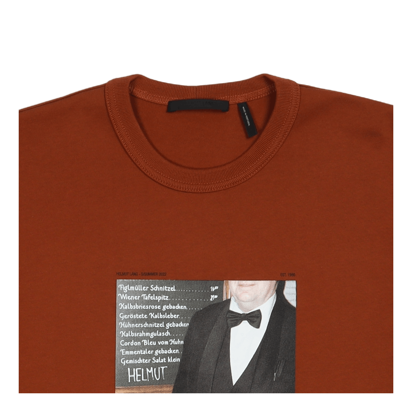 Helmut Lang Vienna T-Shirt 1.postcar Toffee