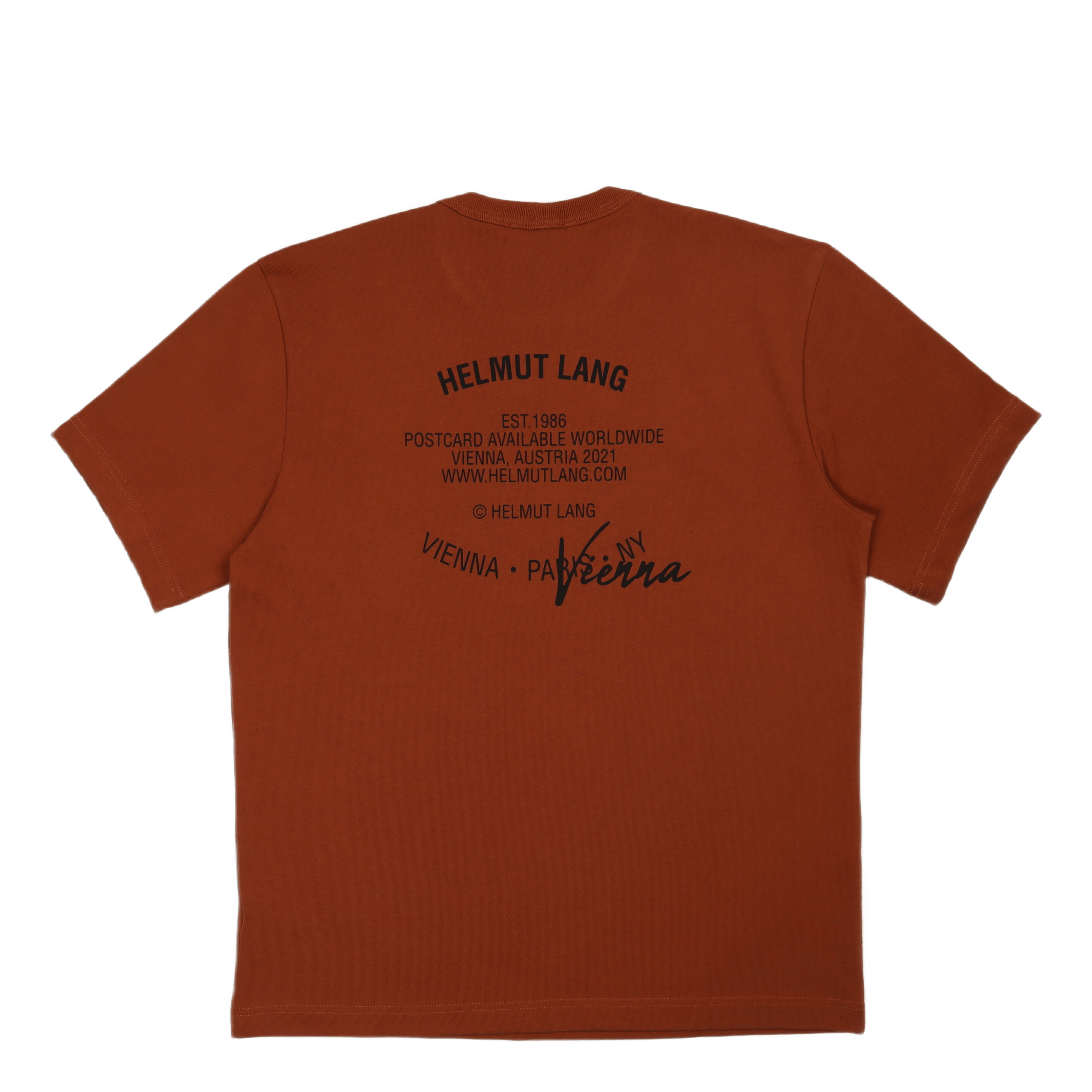 Helmut Lang Vienna T-Shirt 1.postcar Toffee