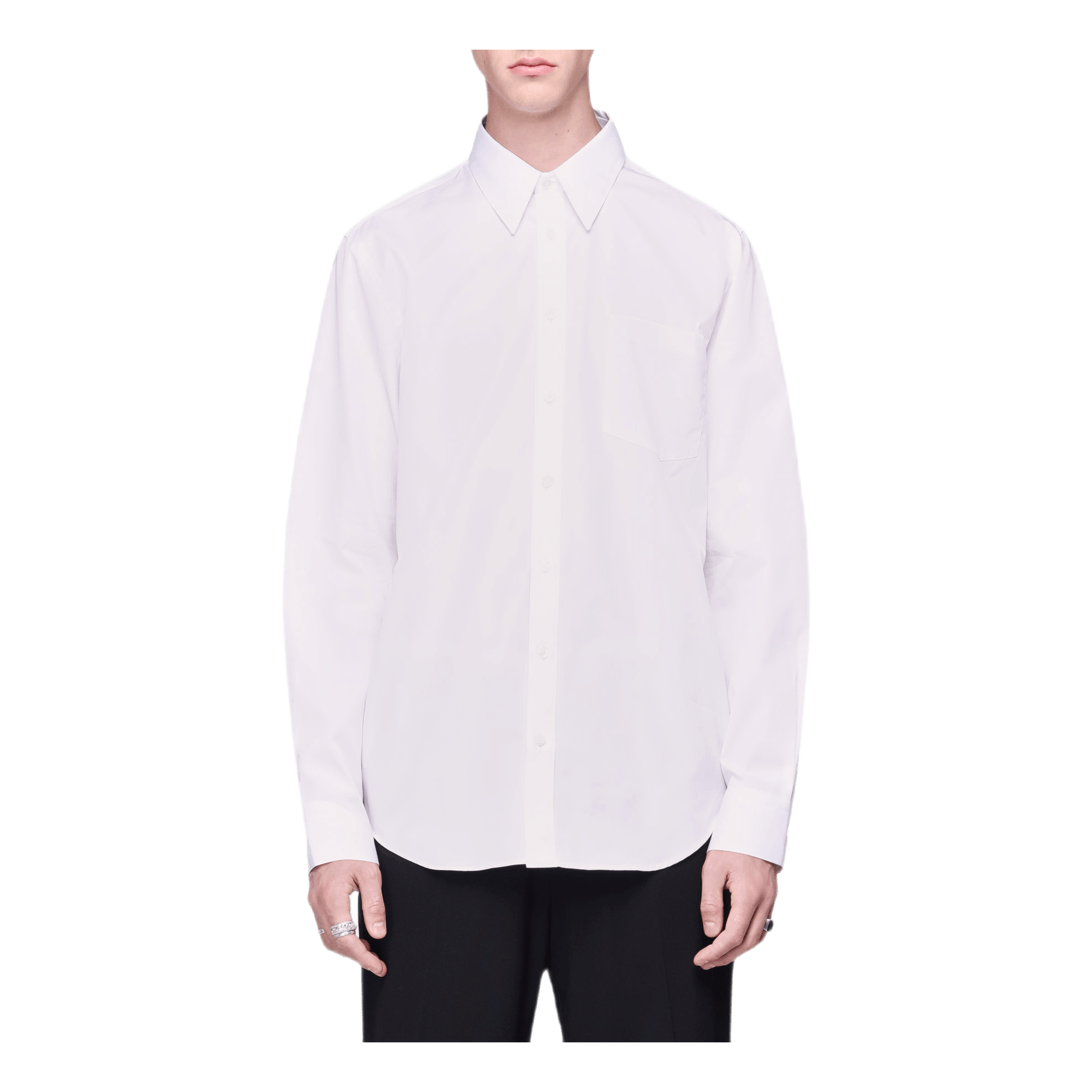 Helmut Lang Patched Shirt White