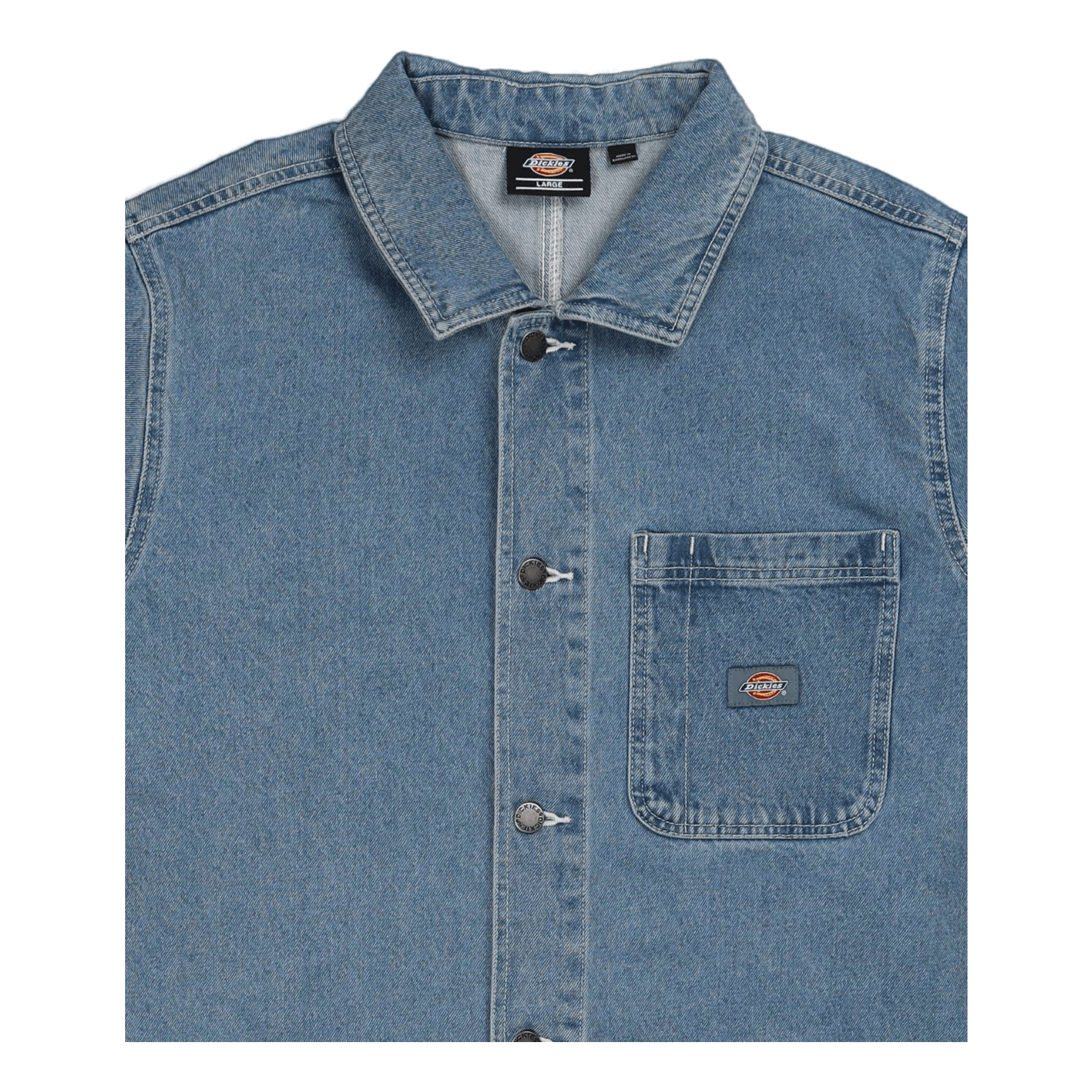 Dickies Denim Chore Coat Light Wash