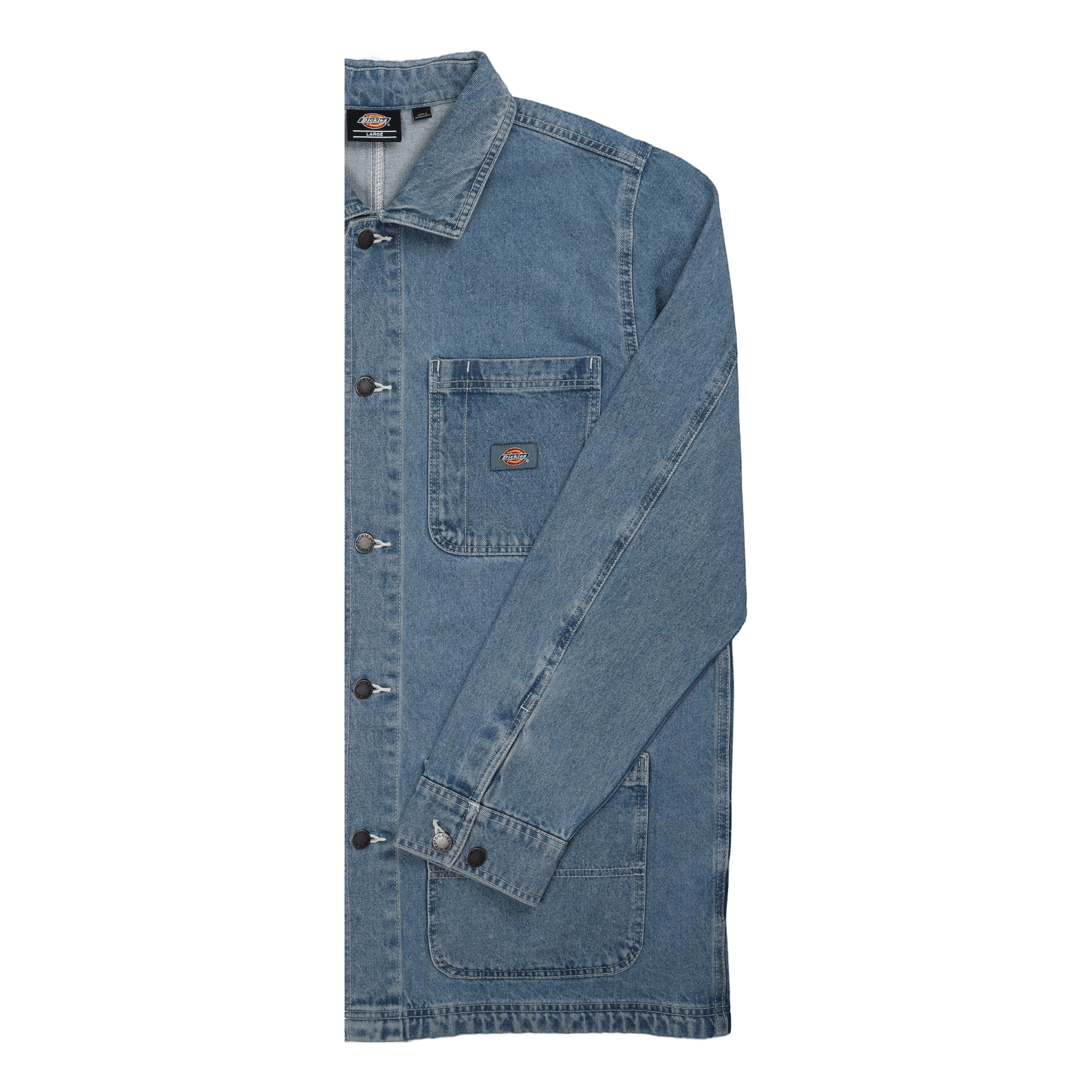Dickies Denim Chore Coat Light Wash
