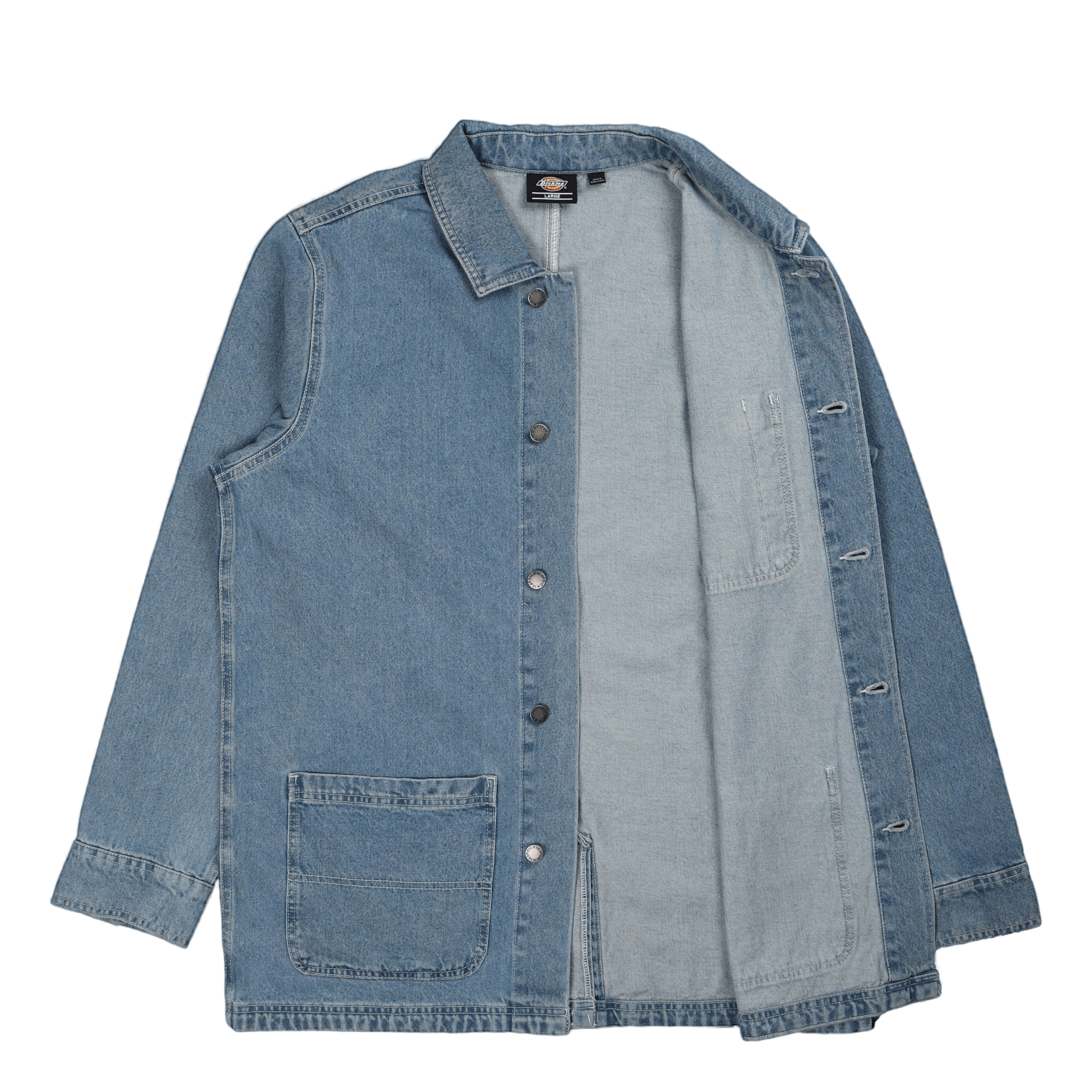 Dickies Denim Chore Coat Light Wash