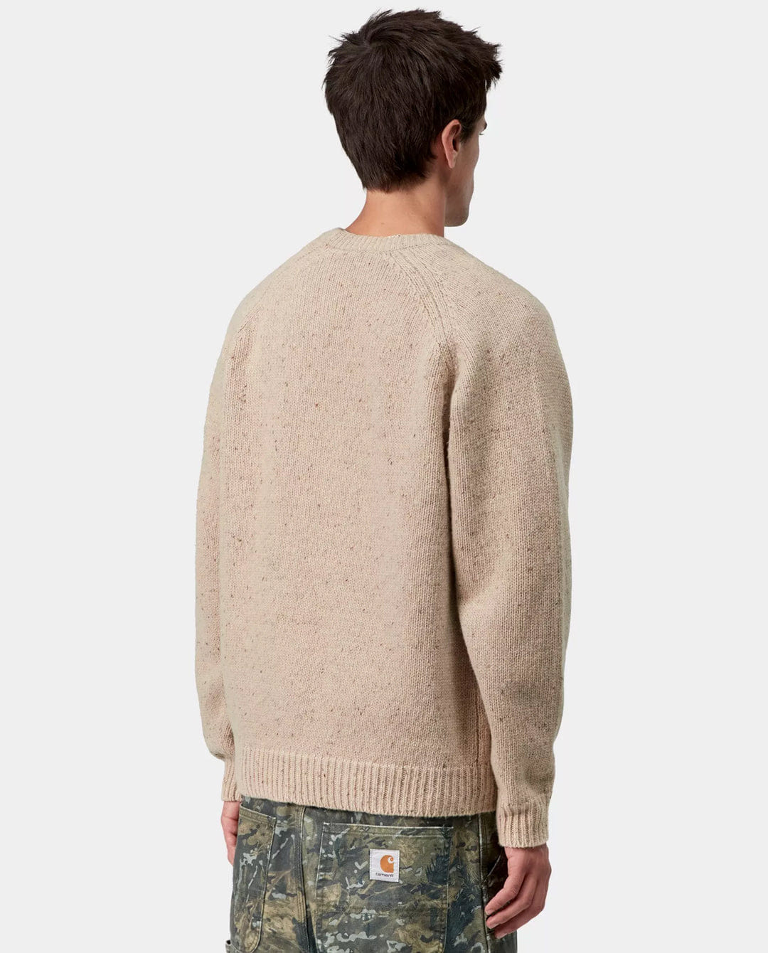 Carhartt WIP - Anglistic Sweater - Speckled Fleur De Sel