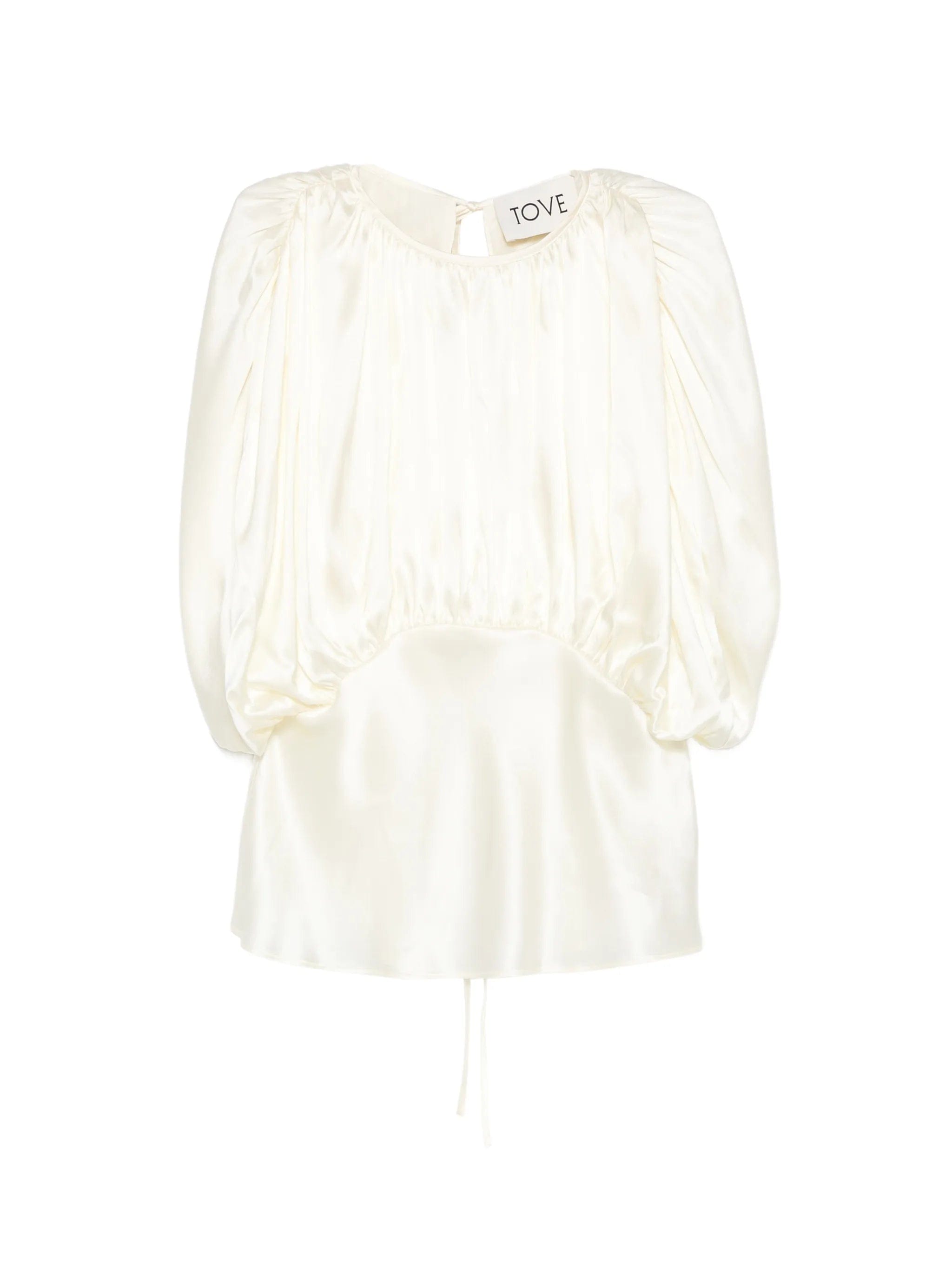TOVE Peta ruched blouse