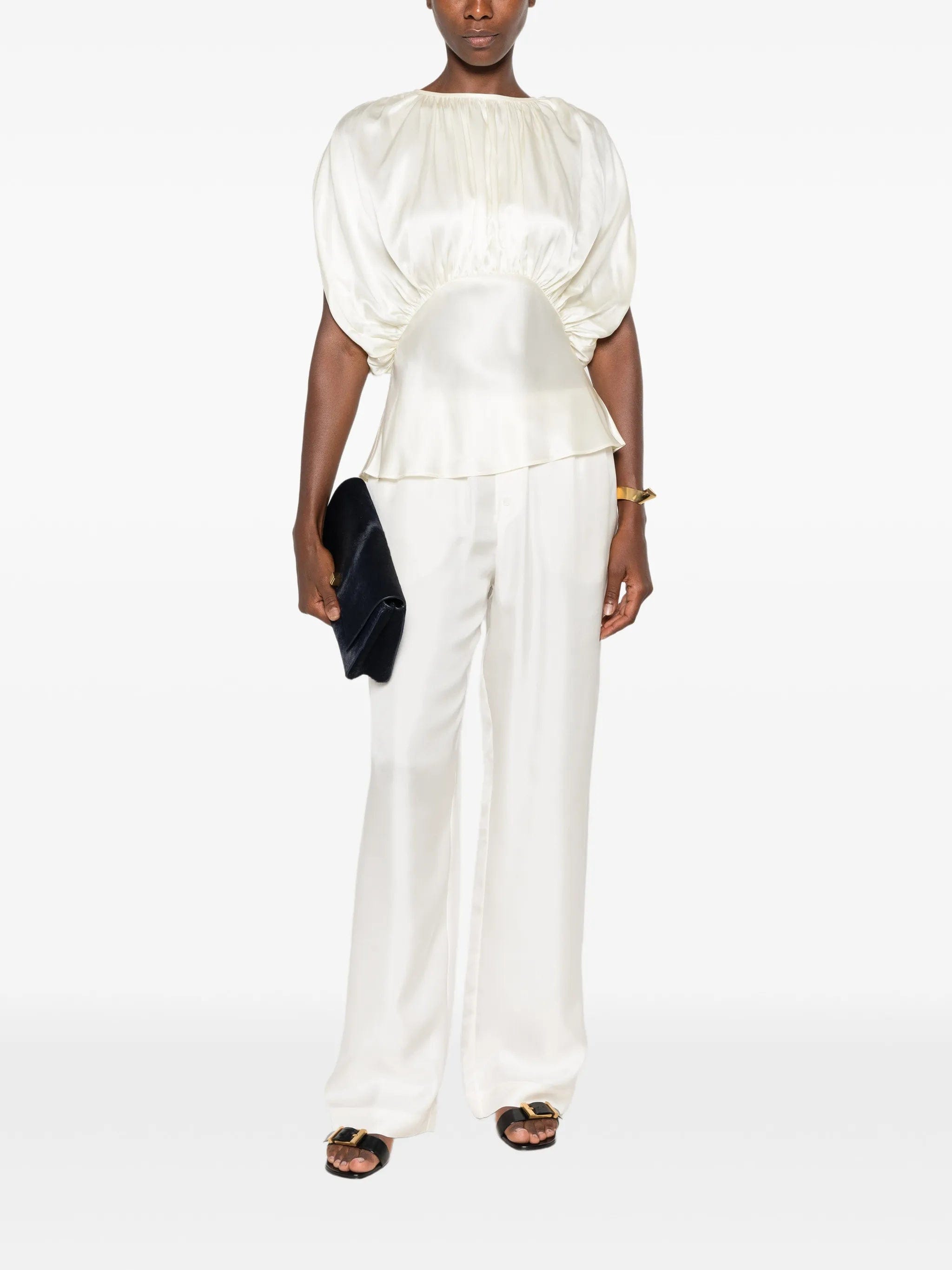 TOVE Peta ruched blouse