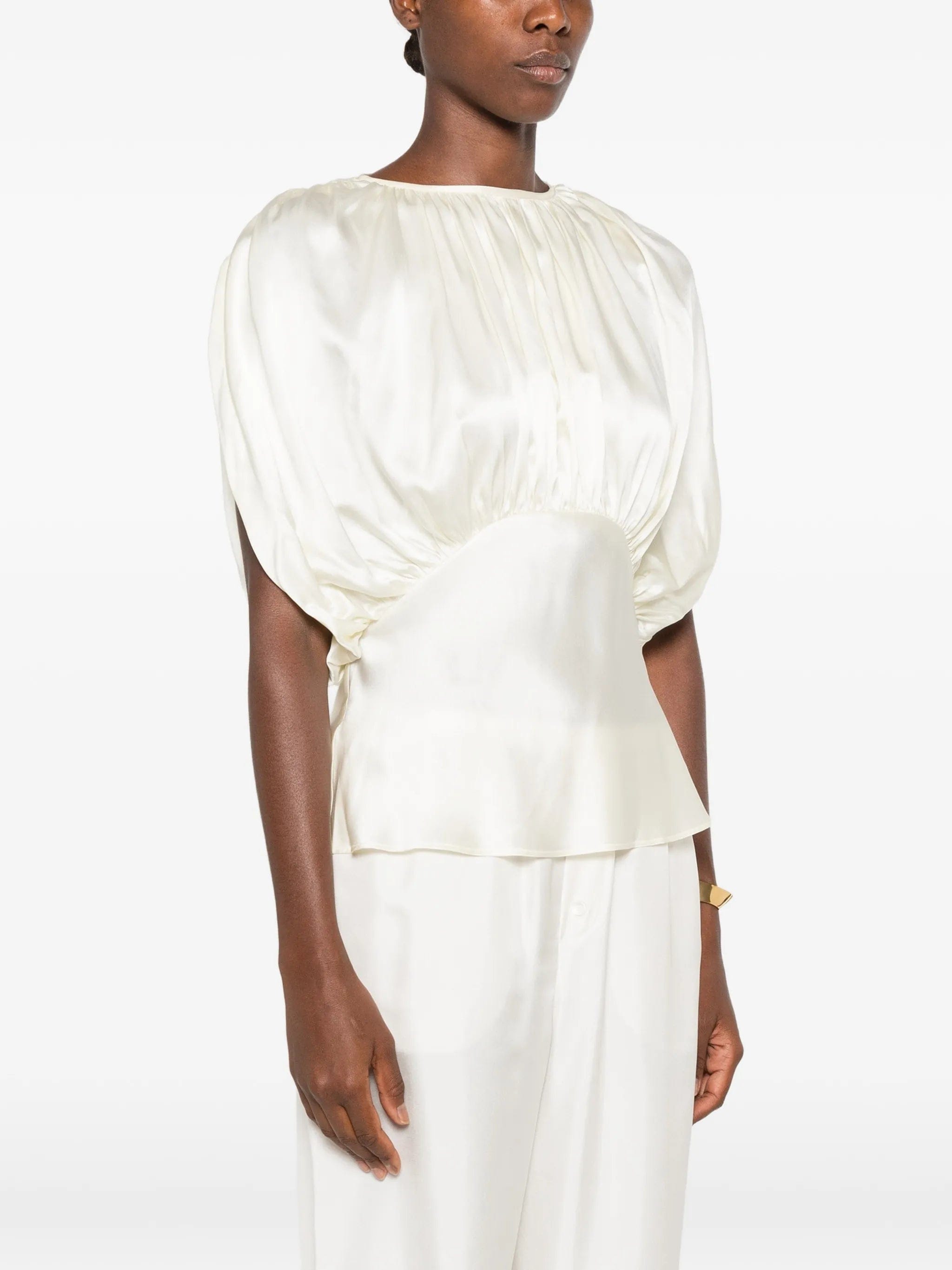 TOVE Peta ruched blouse