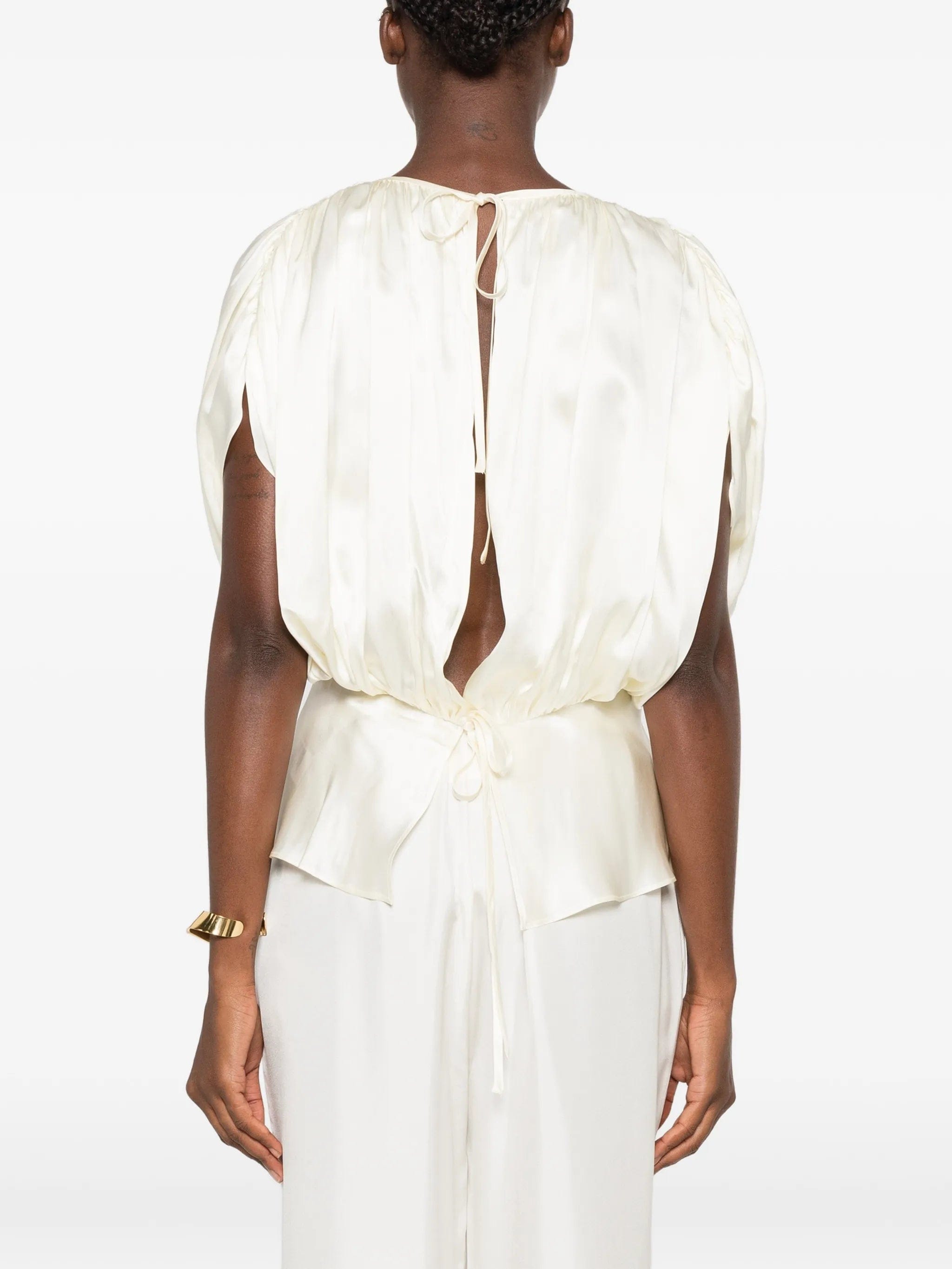 TOVE Peta ruched blouse