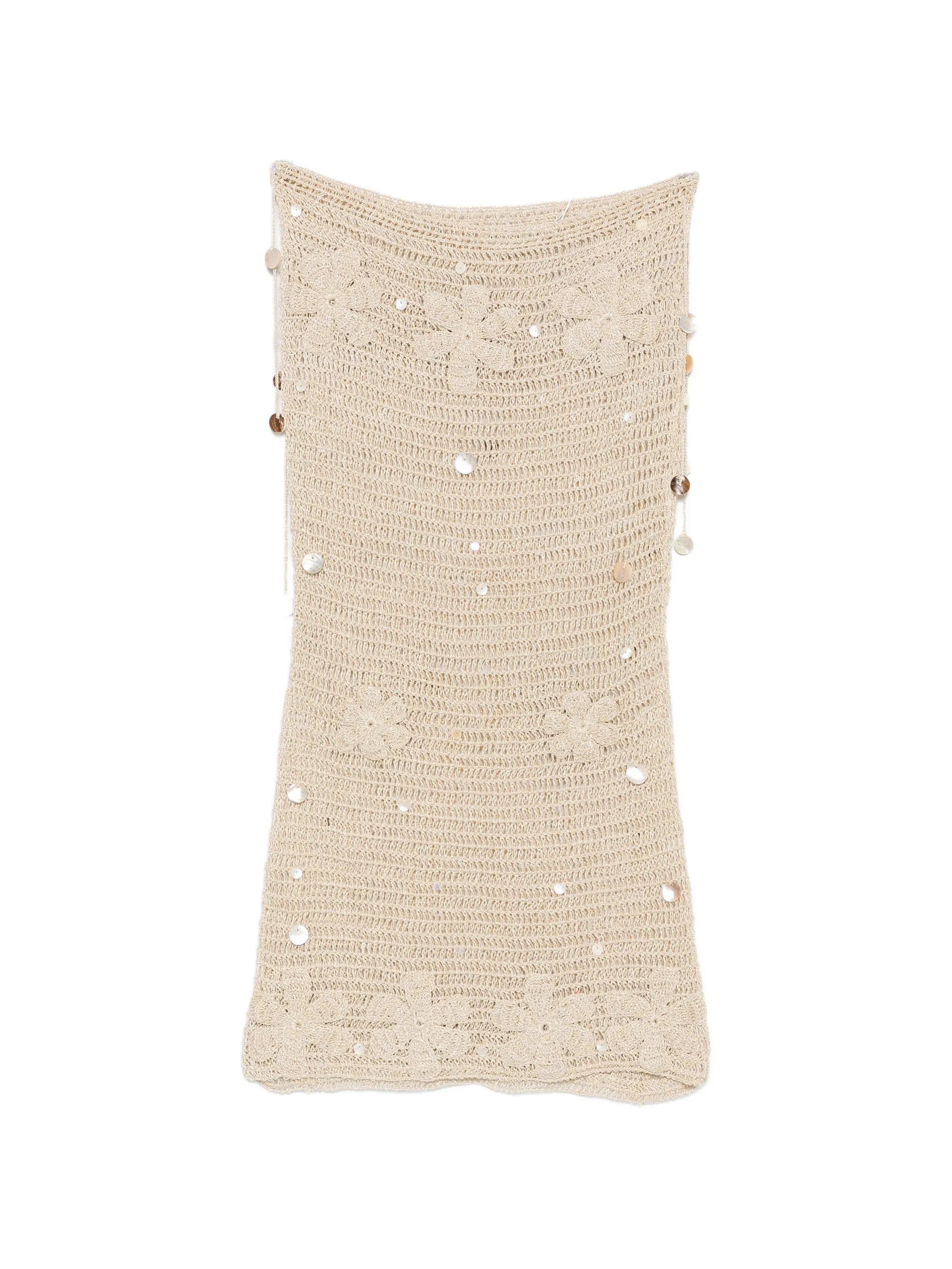 Asta Resort Charlotte crochet maxi skirt