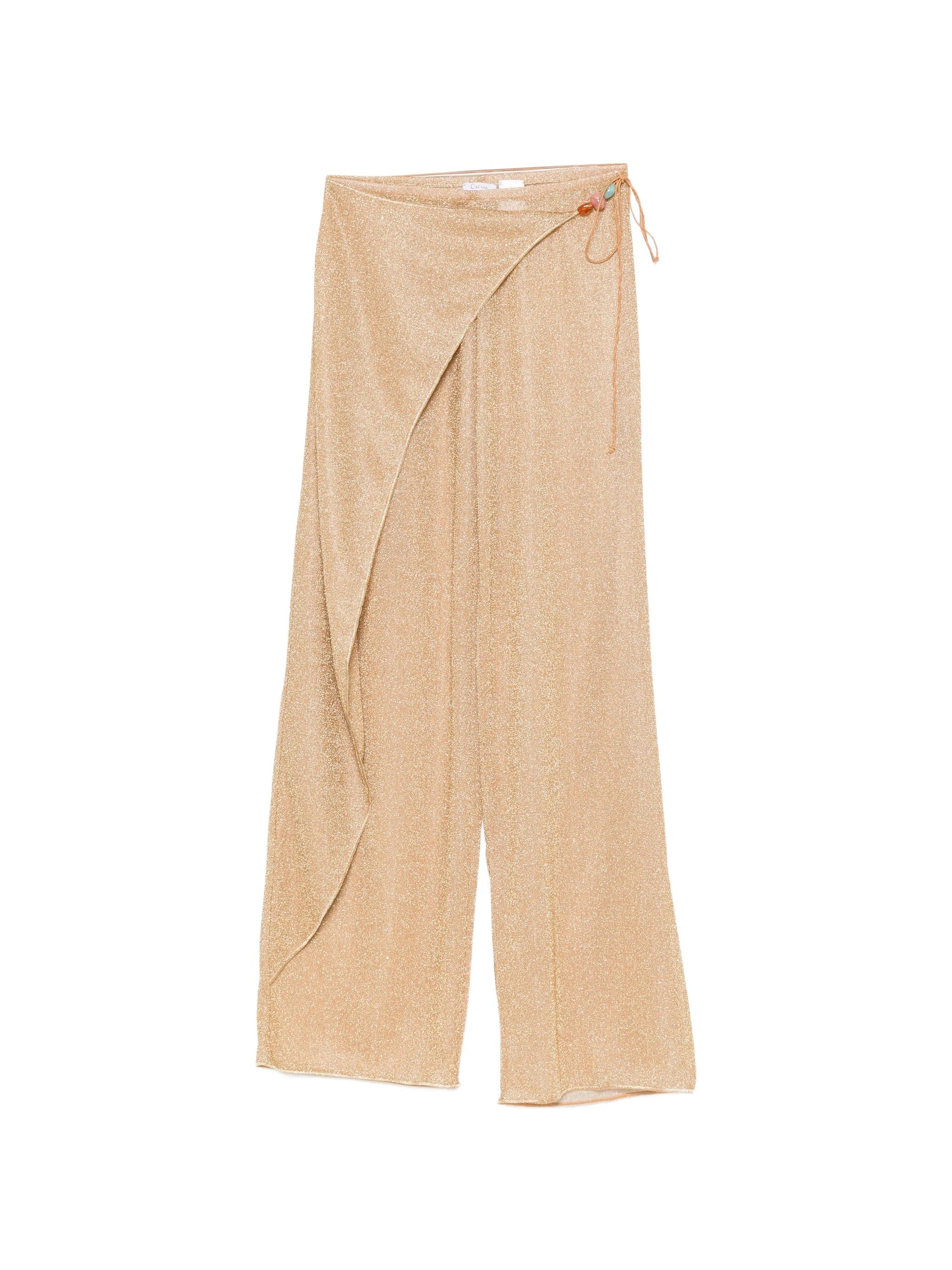 Oséree Lumiére Beads pareo trousers