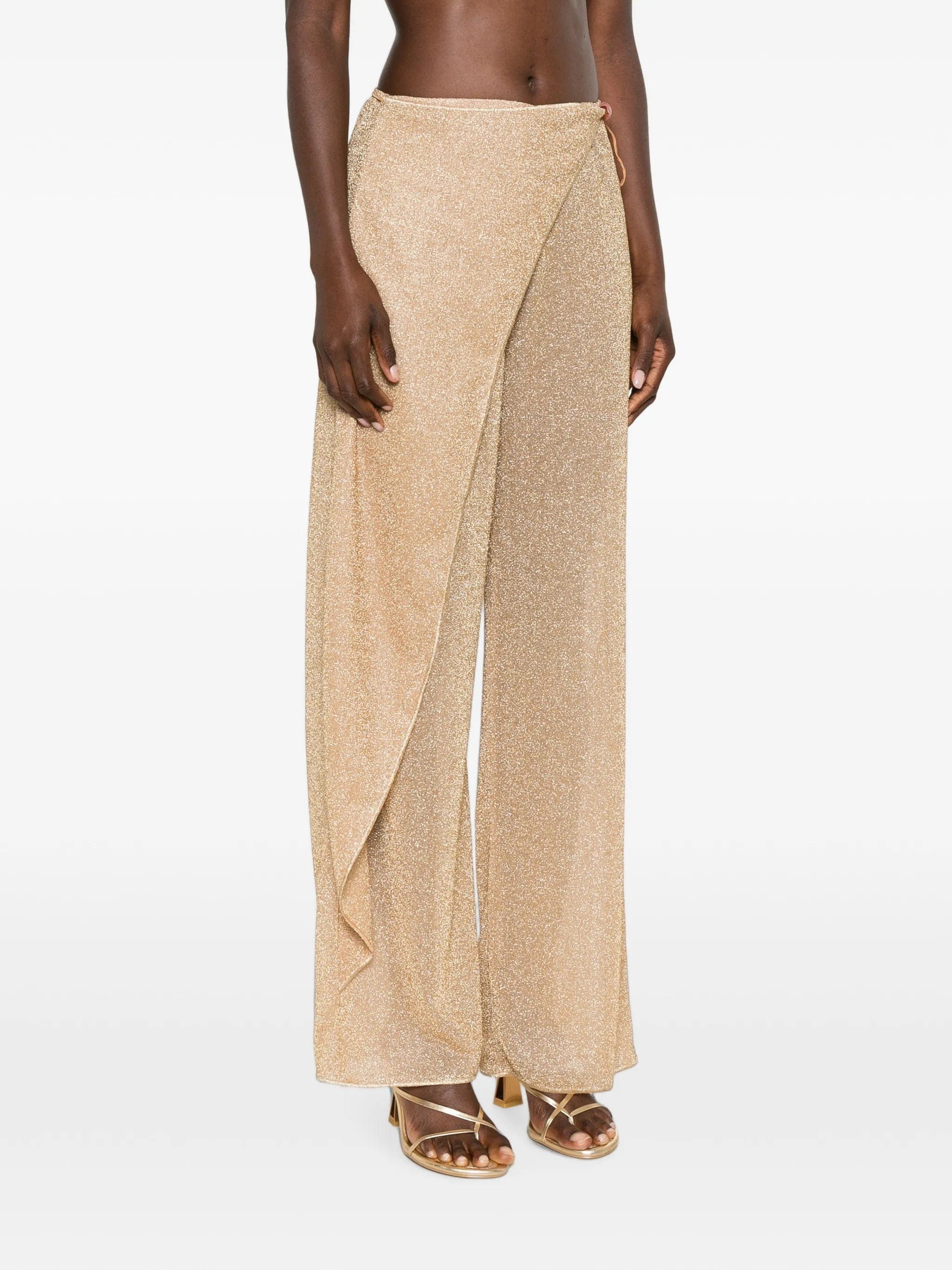 Oséree Lumiére Beads pareo trousers