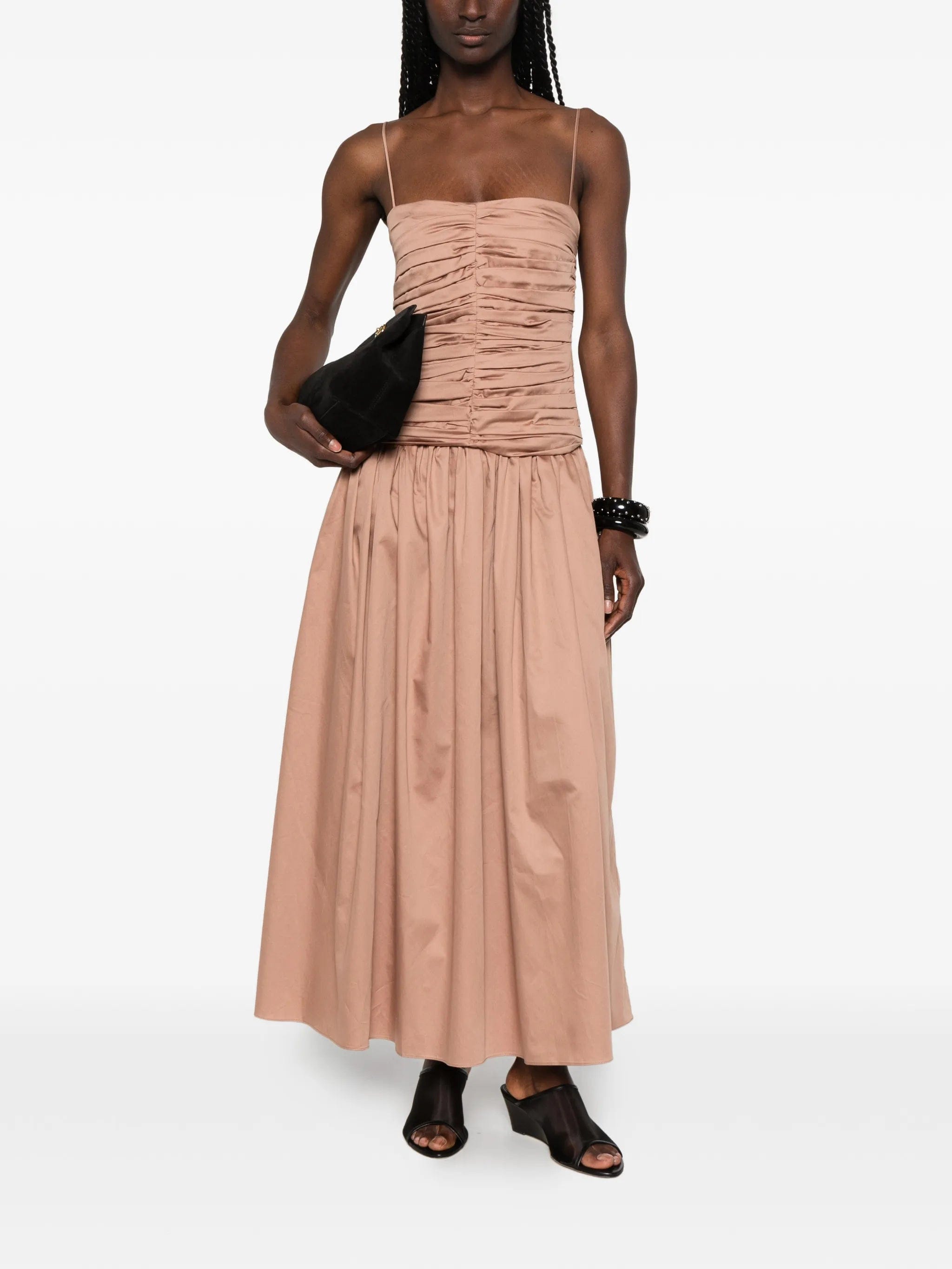 TOVE Amina ruched - bodice midi dress