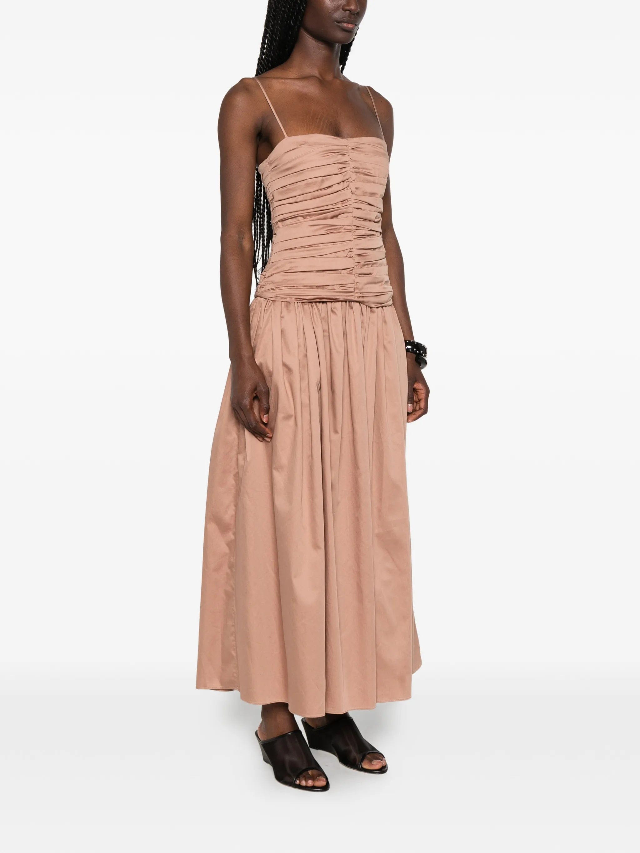 TOVE Amina ruched - bodice midi dress
