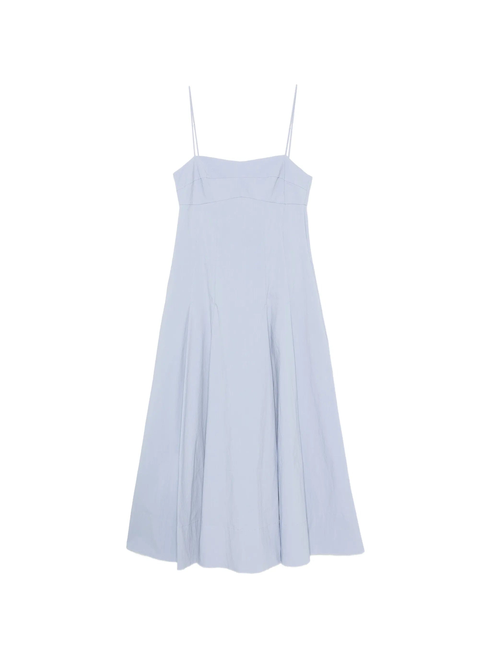 St. Agni pleated cotton dress