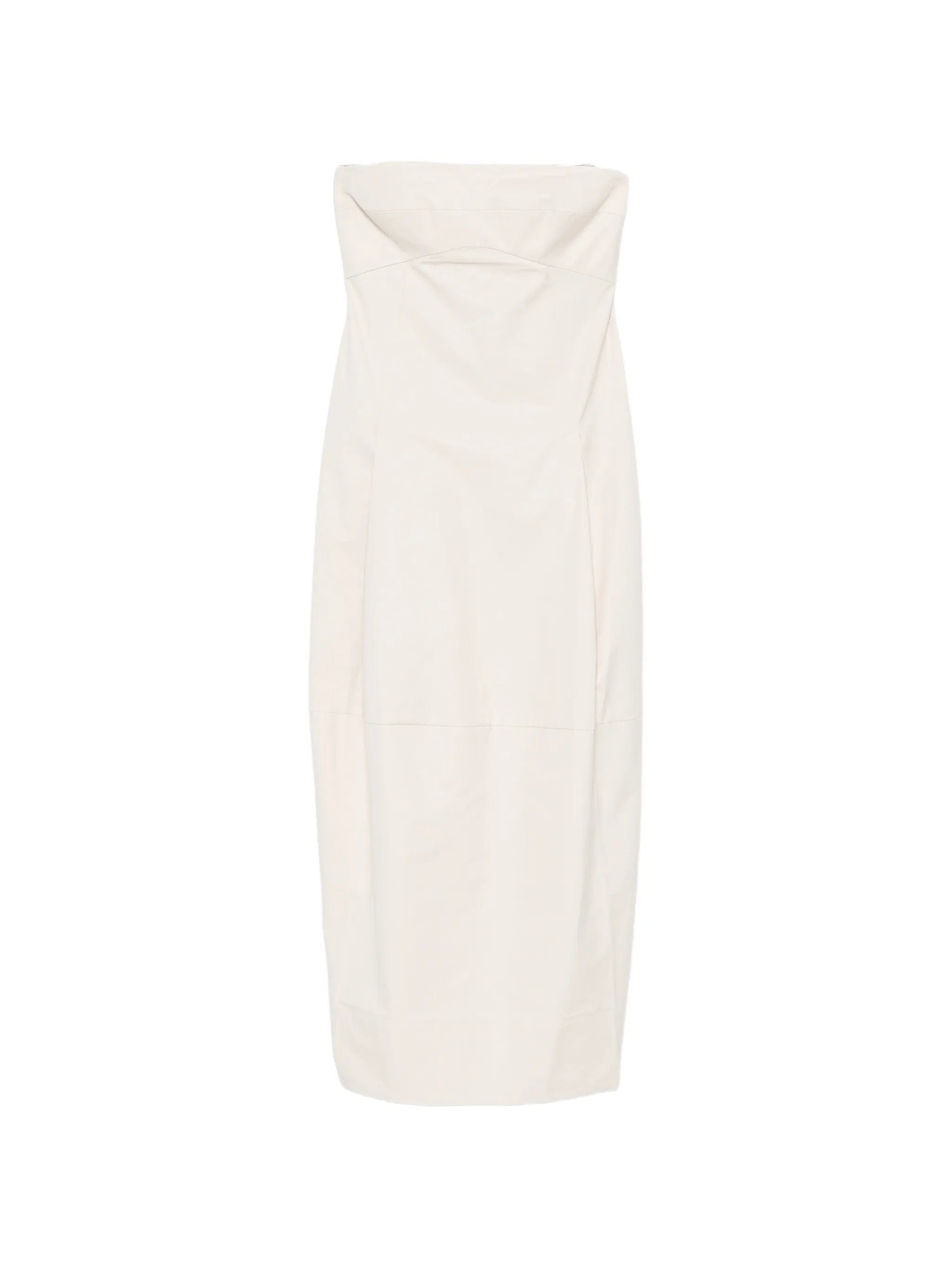 St. Agni pleated cocoon dress