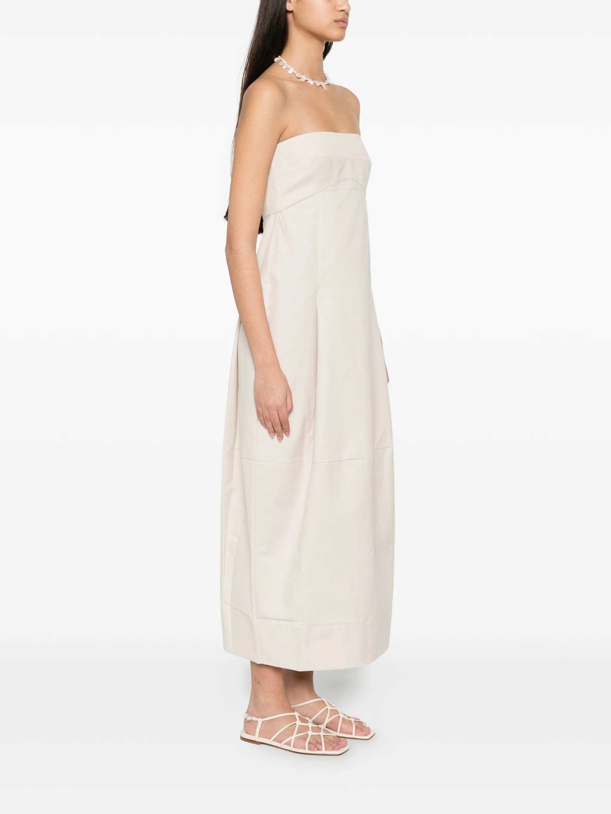 St. Agni pleated cocoon dress