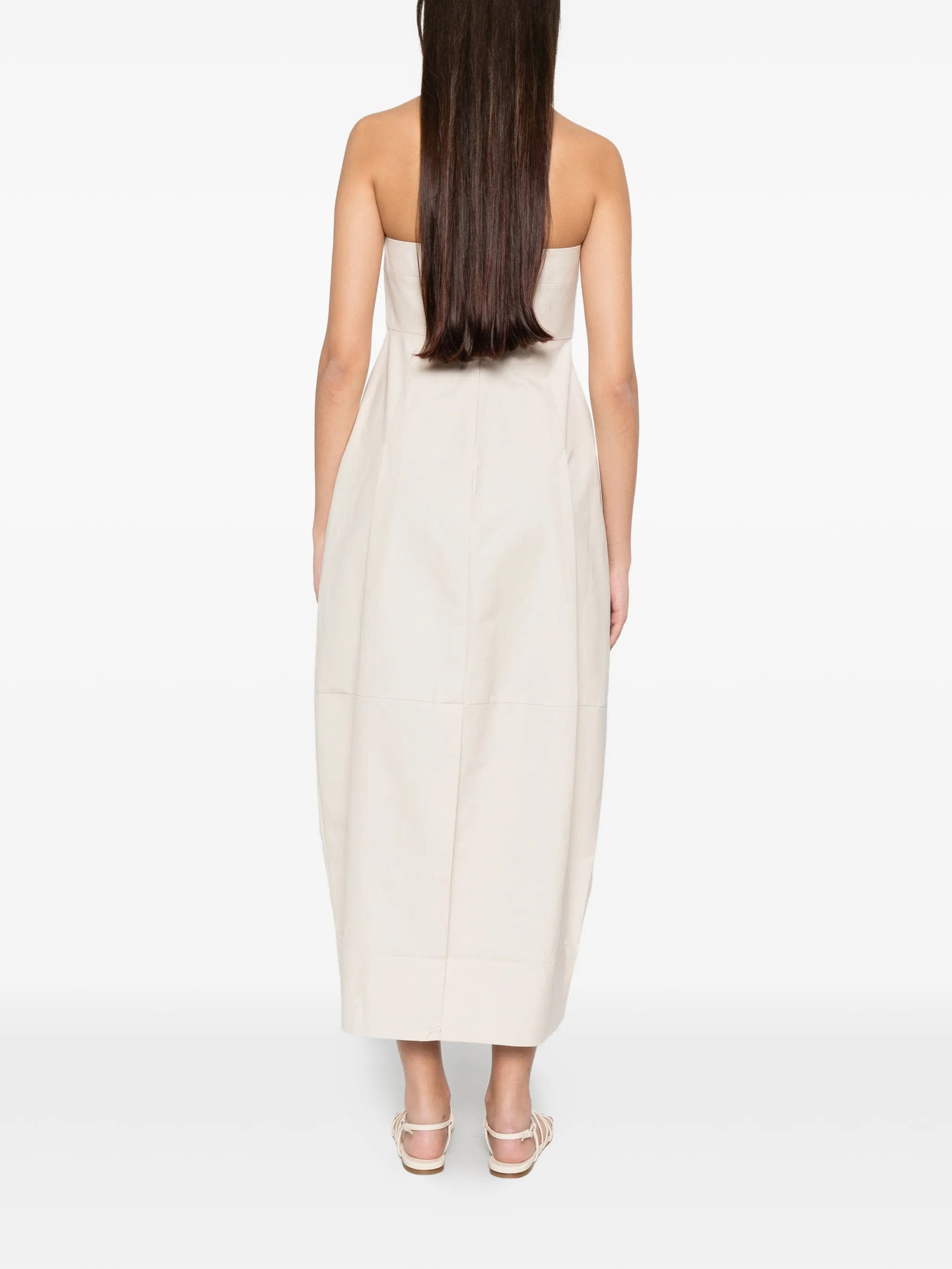 St. Agni pleated cocoon dress