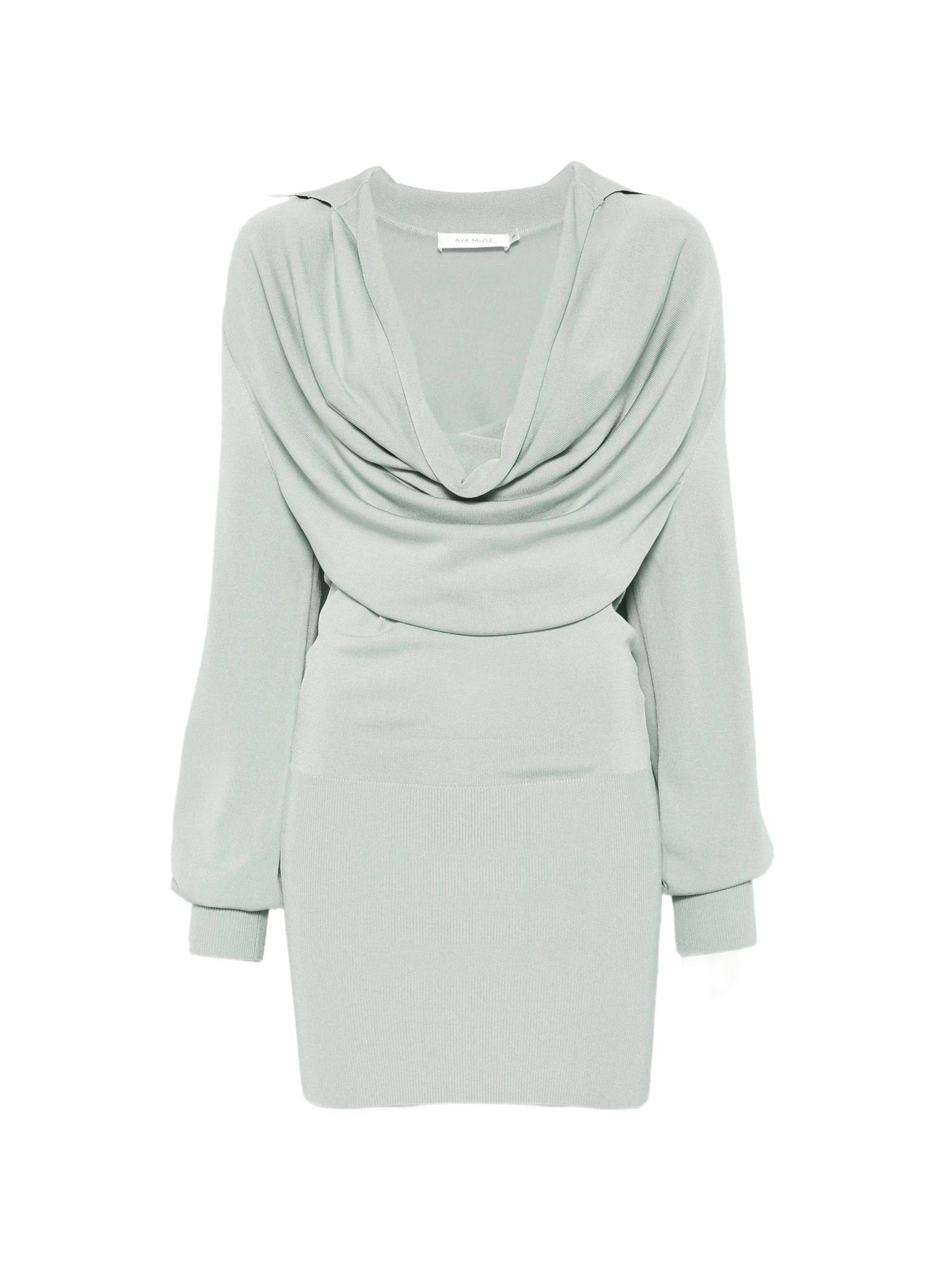 Aya Muse Vida cowl - neck dress