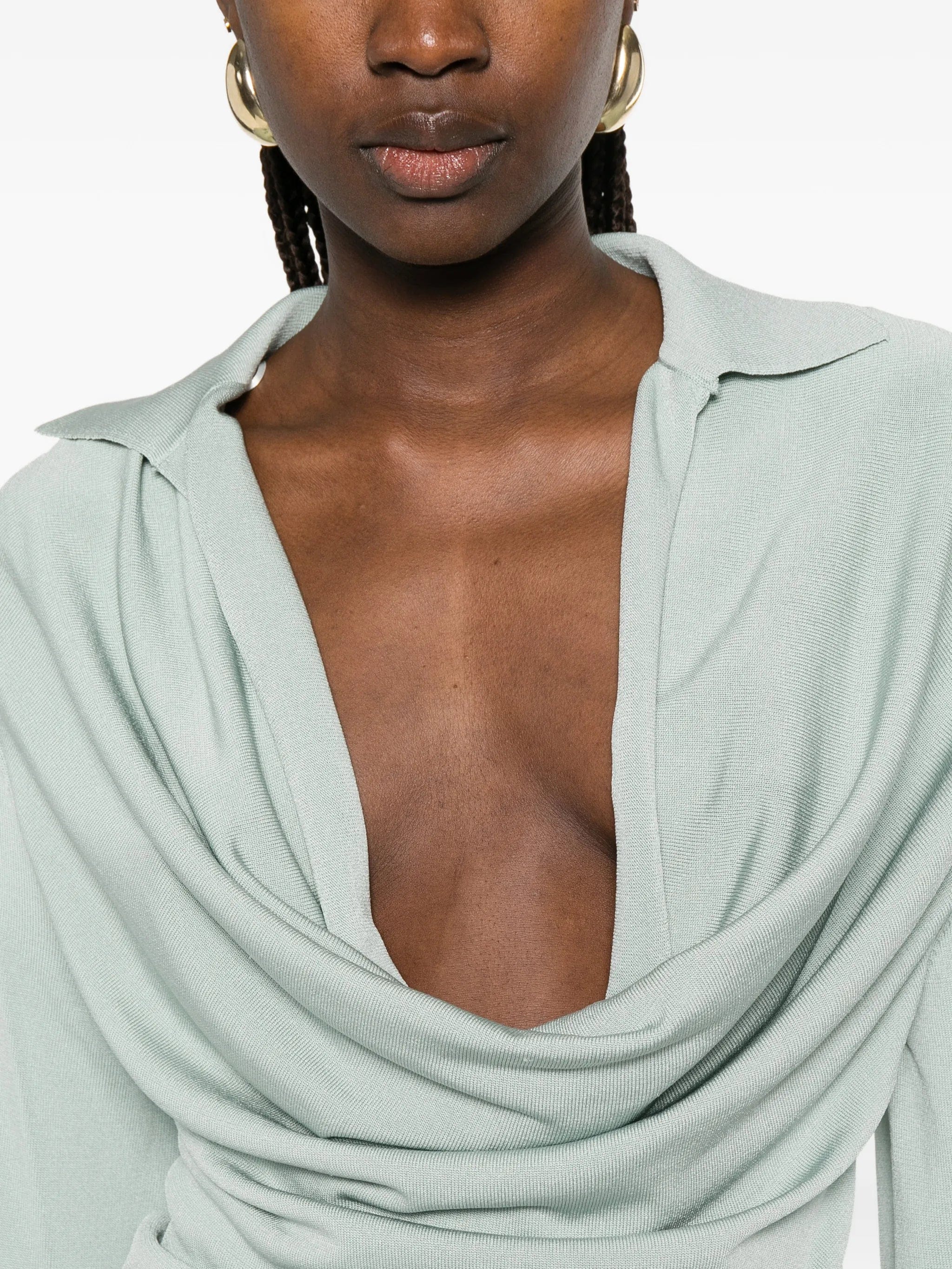 Aya Muse Vida cowl - neck dress
