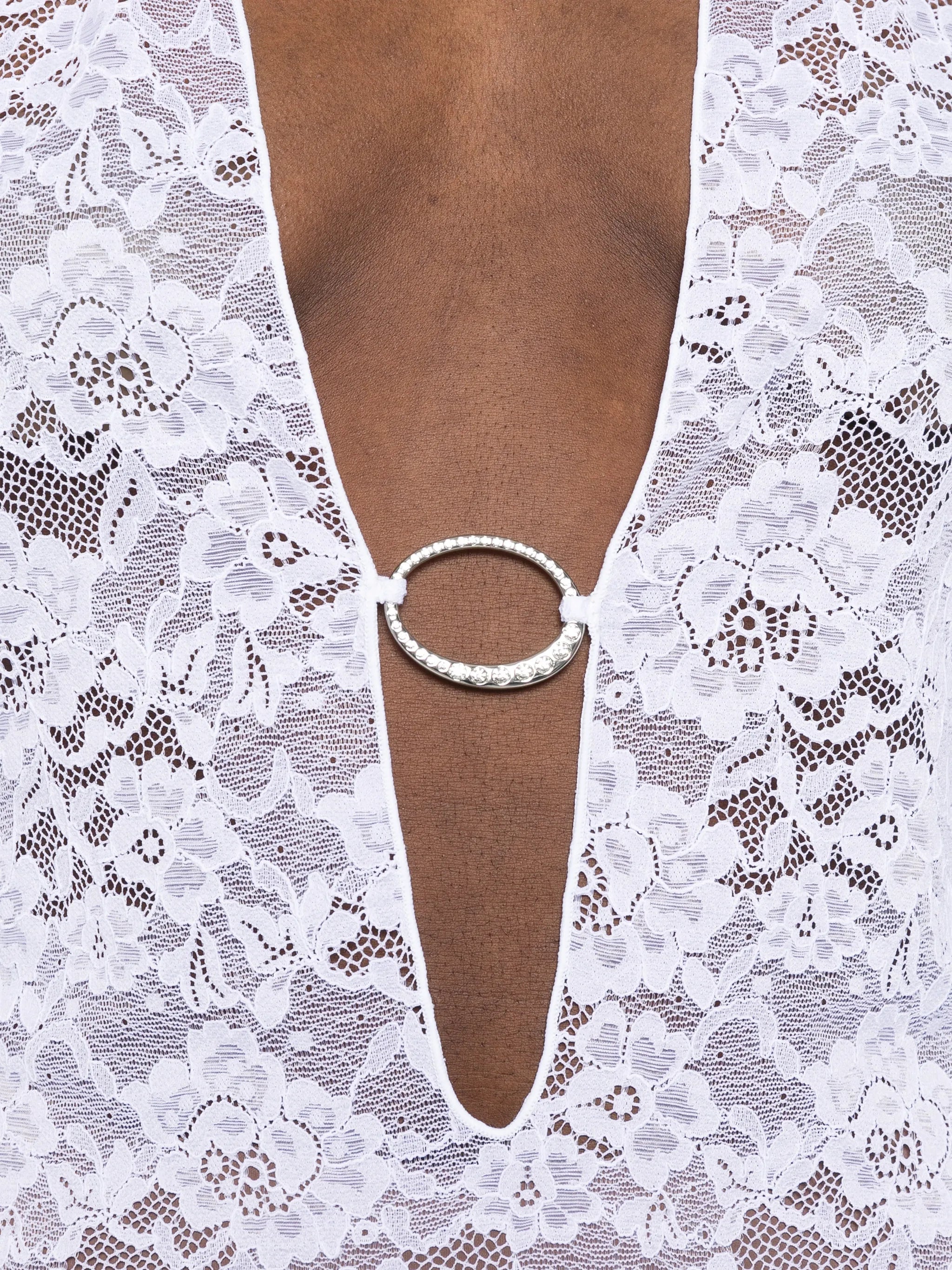 Oséree lace beach dress