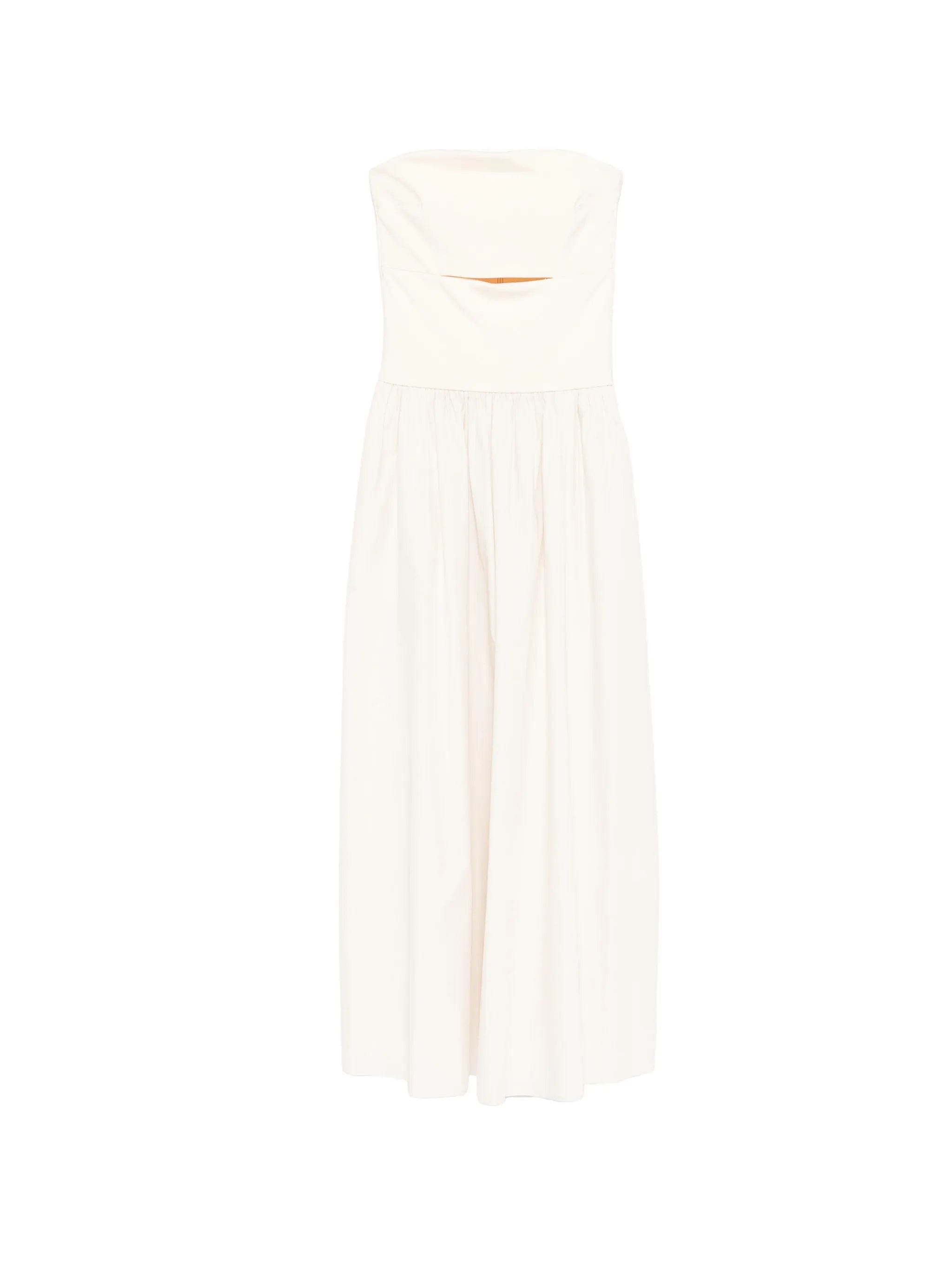 Esse Studios strapless split midi dress