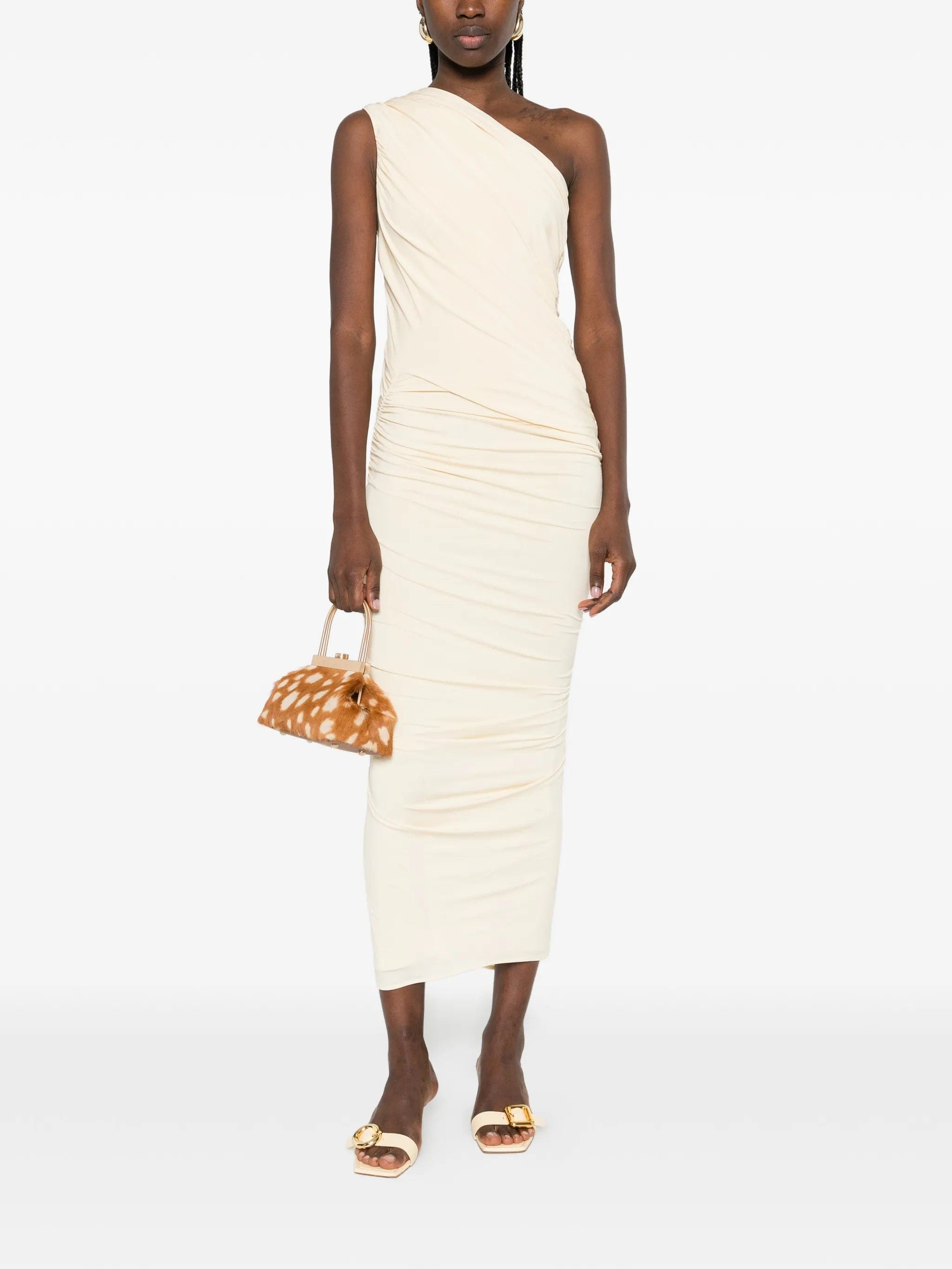 TOVE one - shoulder ruched dress