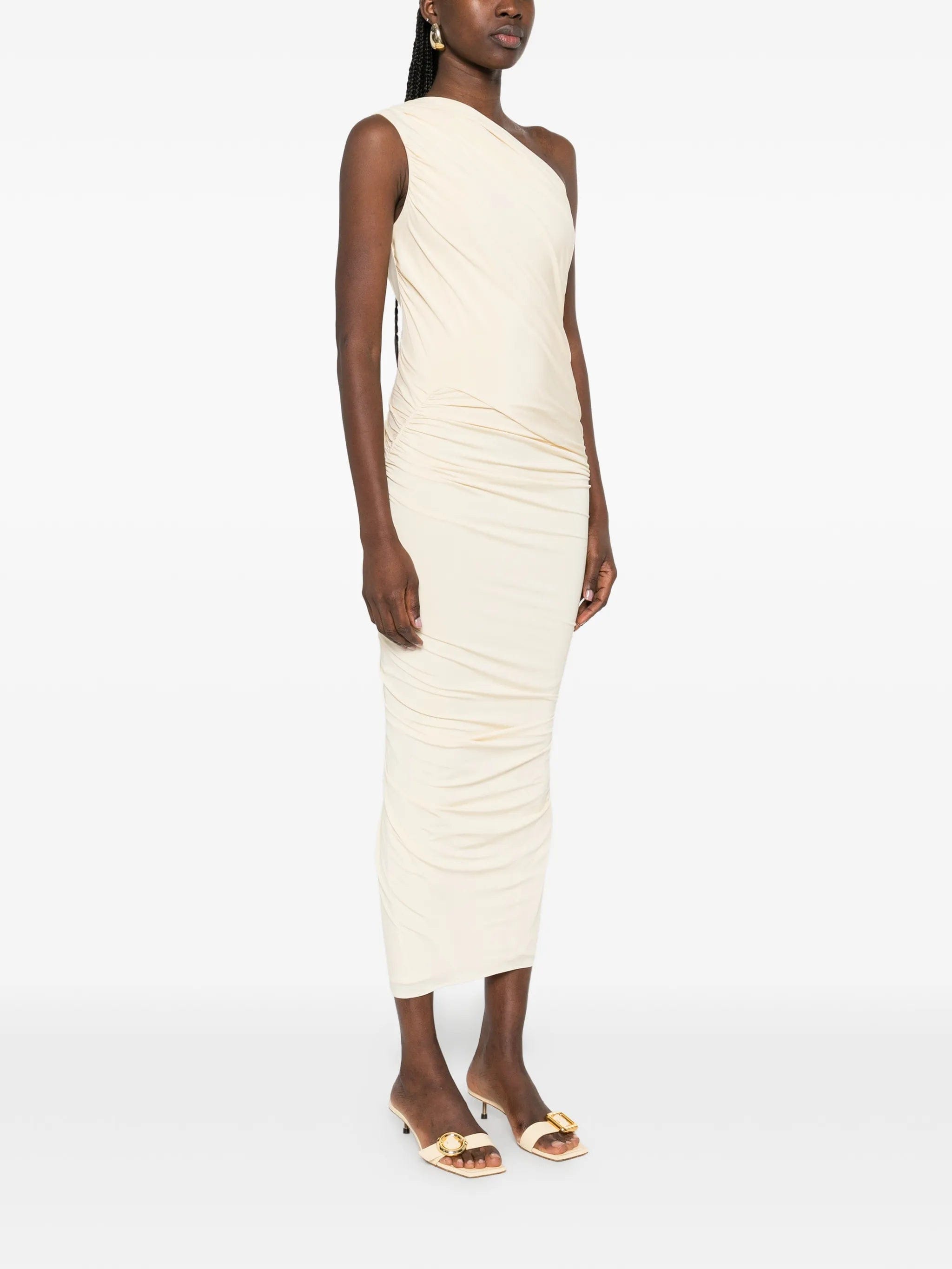 TOVE one - shoulder ruched dress