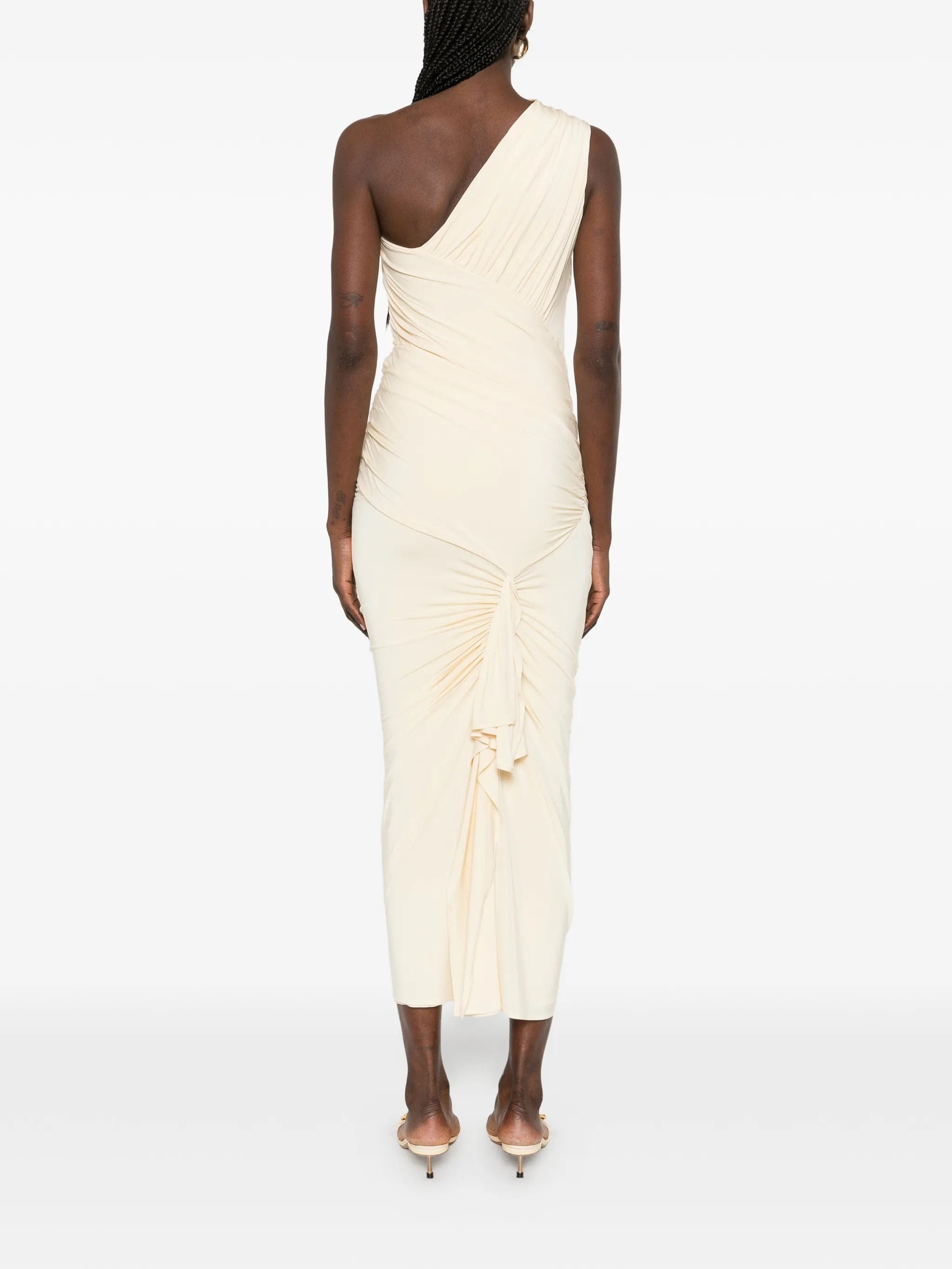 TOVE one - shoulder ruched dress