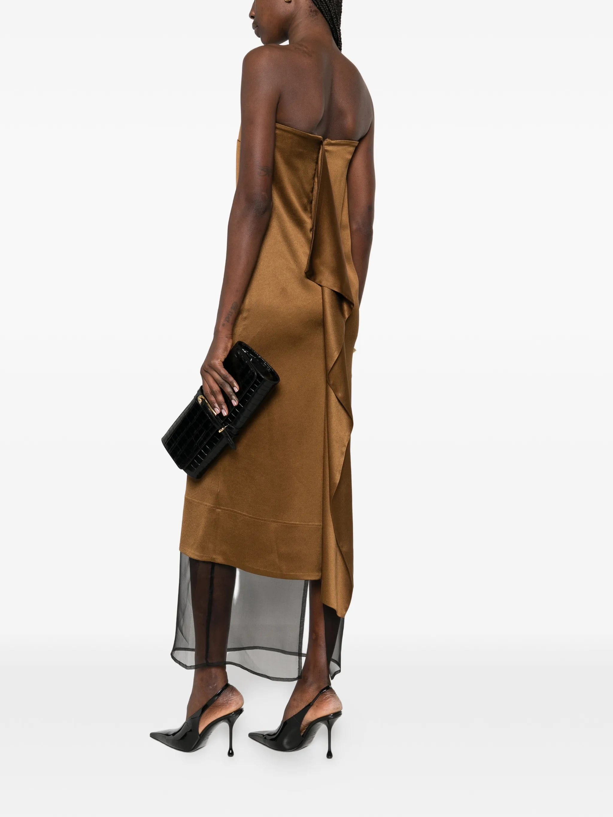 Esse Studios Cartia column midi dress