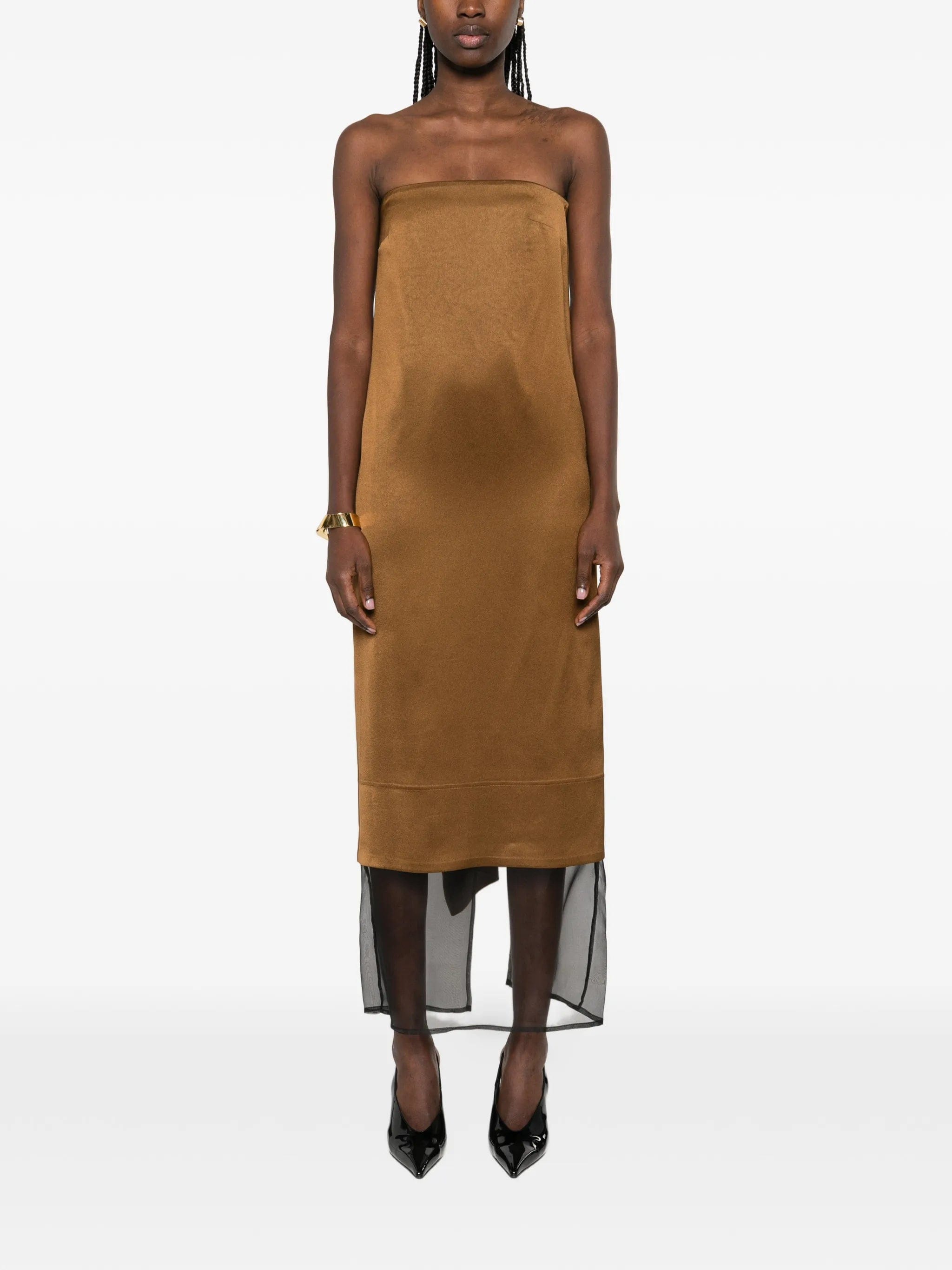 Esse Studios Cartia column midi dress