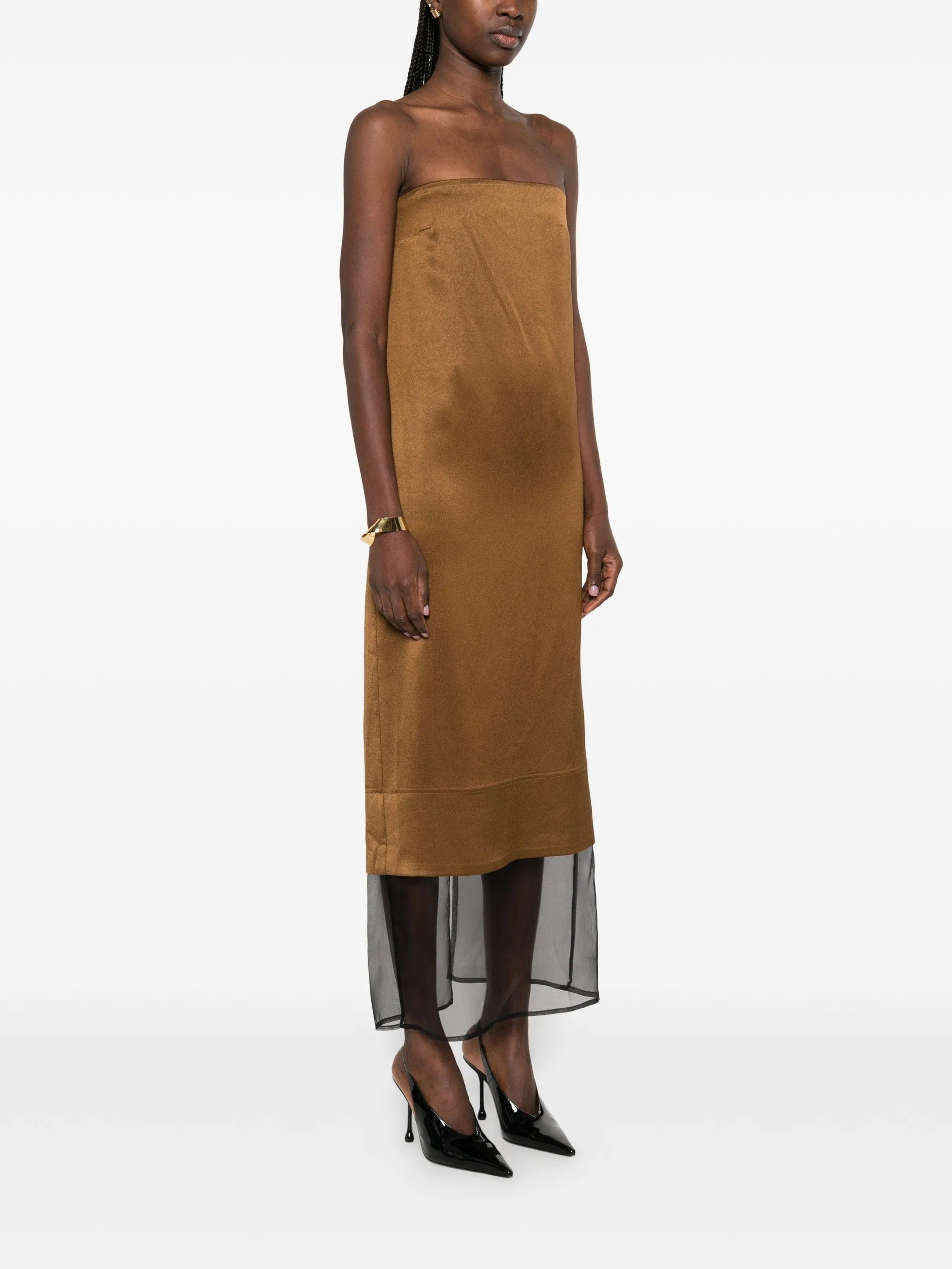 Esse Studios Cartia column midi dress