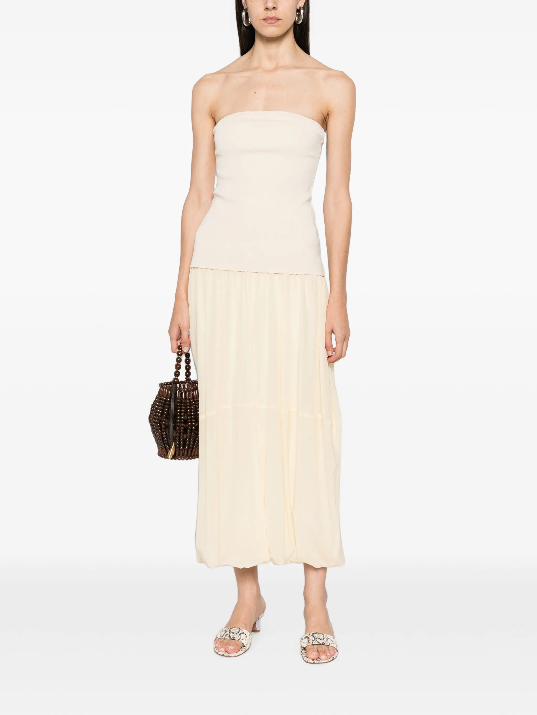 St. Agni strapless midi dress