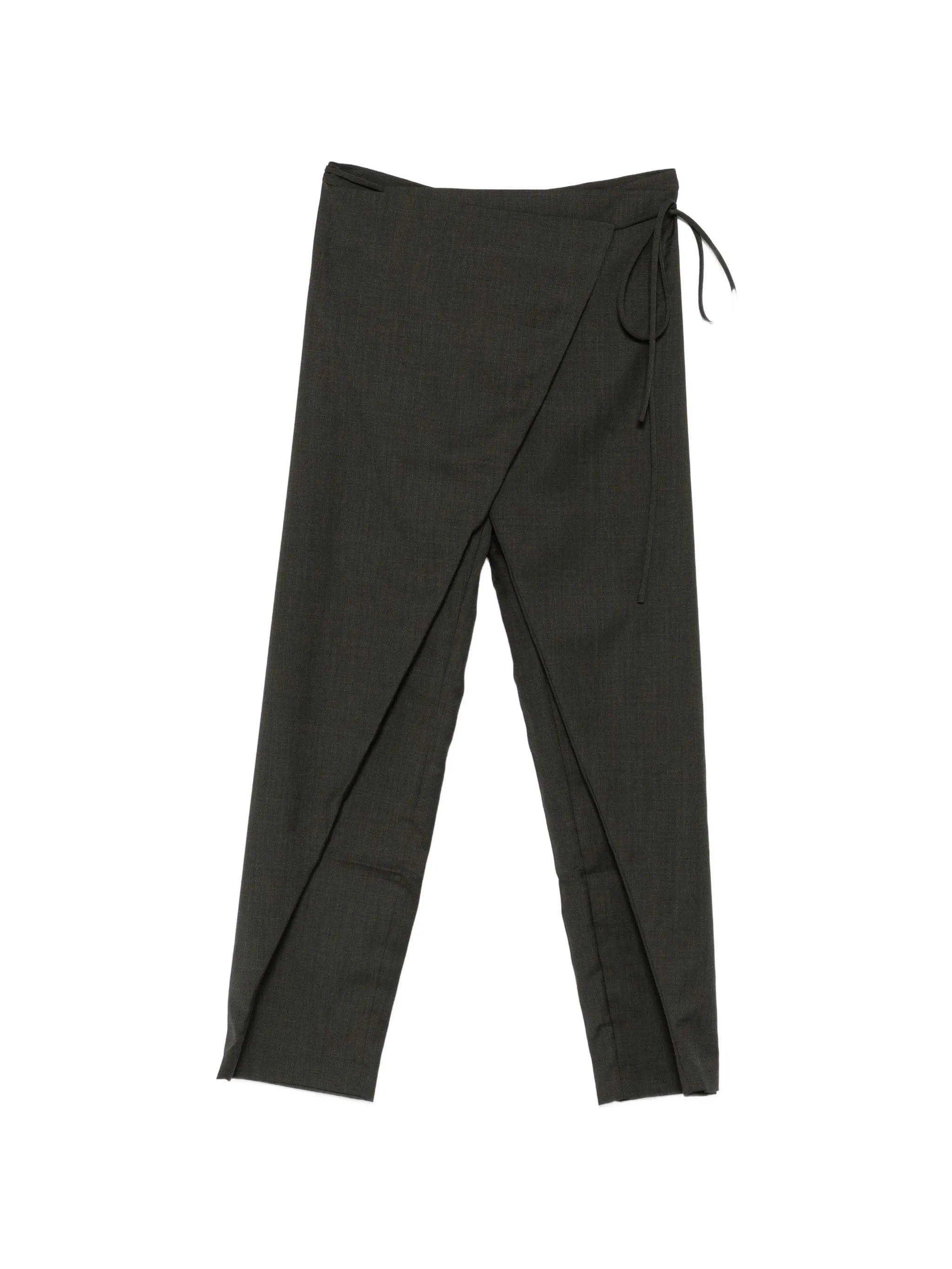 St. Agni Rouleau wrap trousers