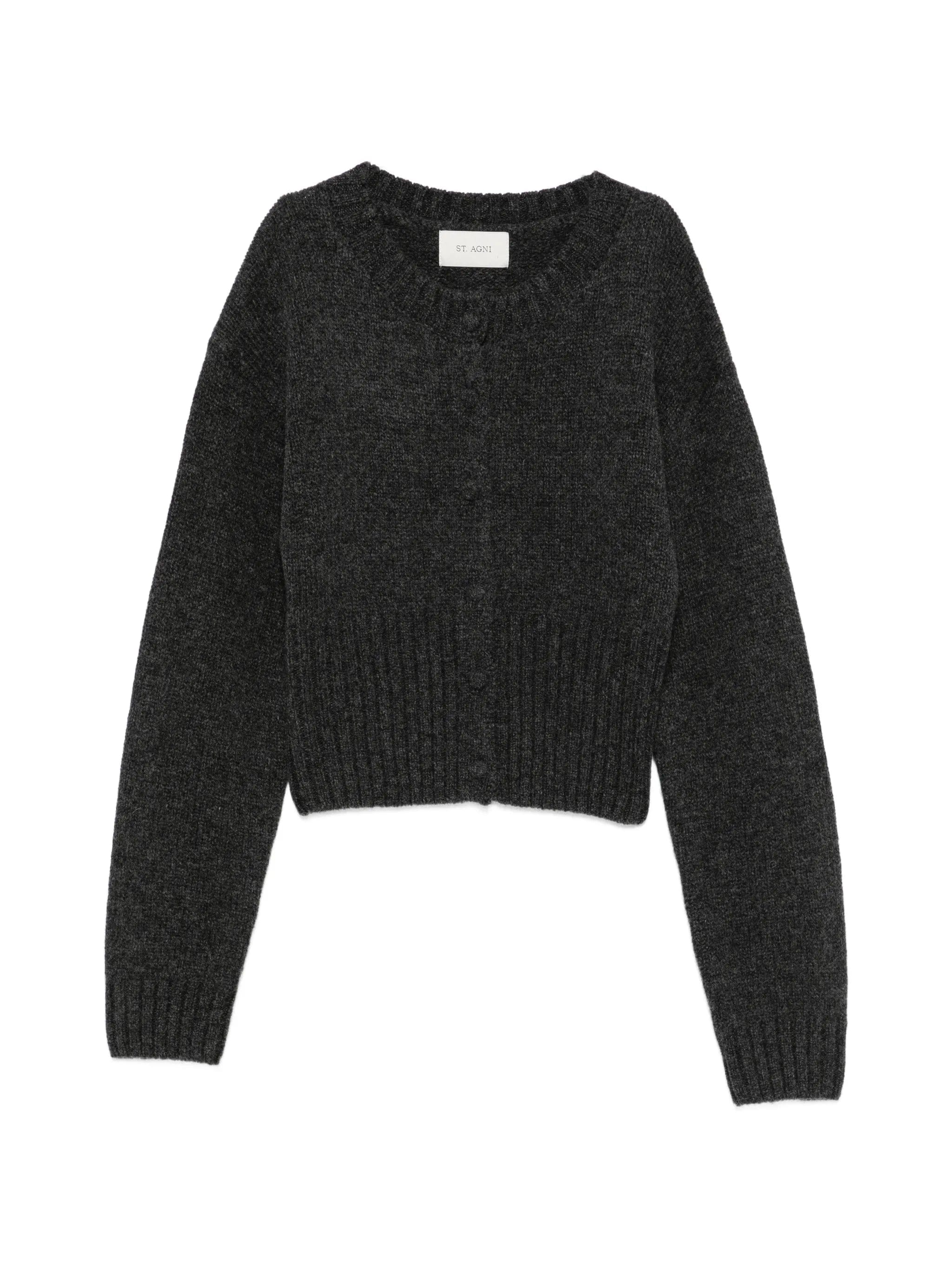 St. Agni ribbed - knit cropped cardigan