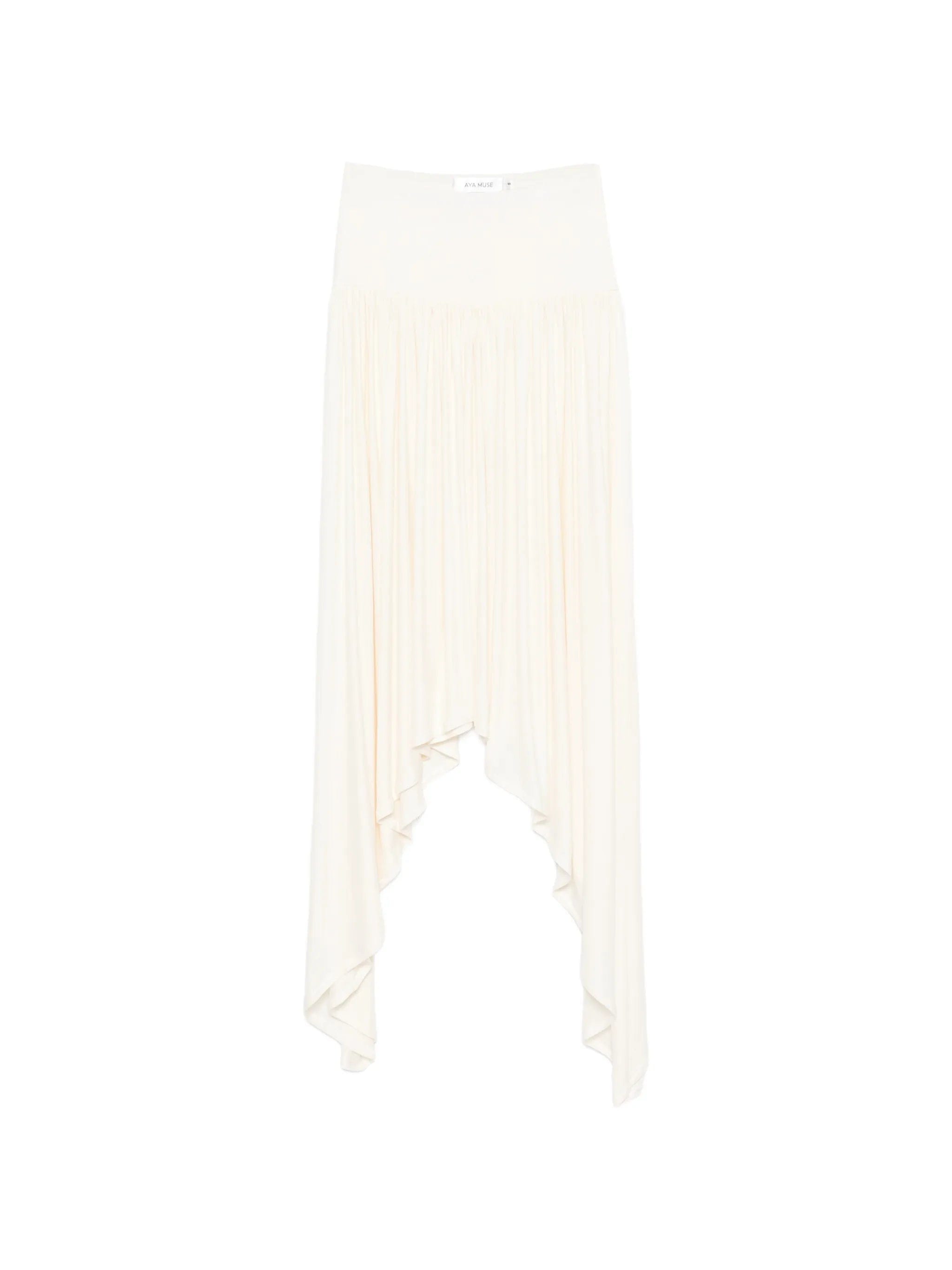 Aya Muse Elya asymmetric gathered skirt