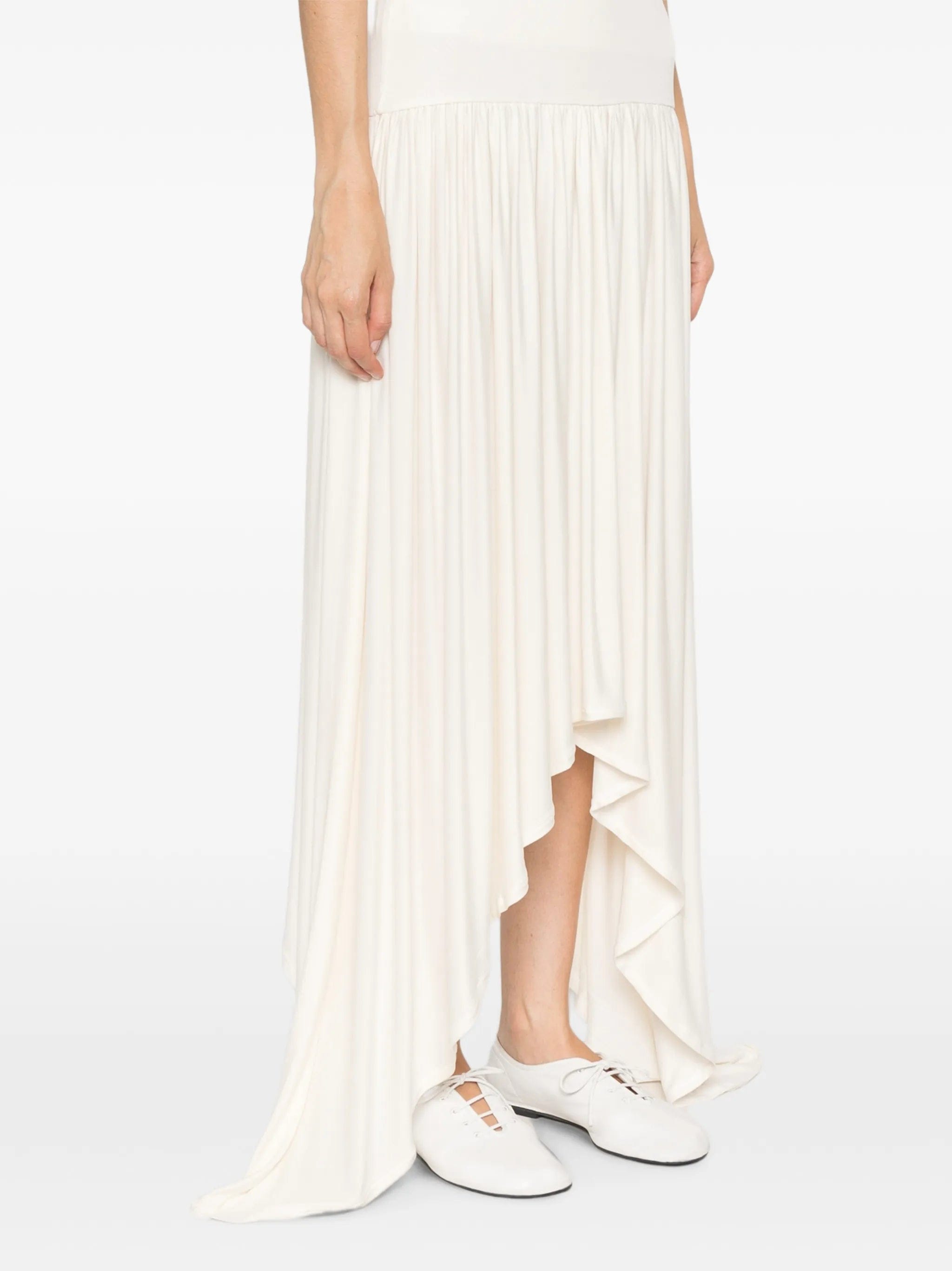 Aya Muse Elya asymmetric gathered skirt