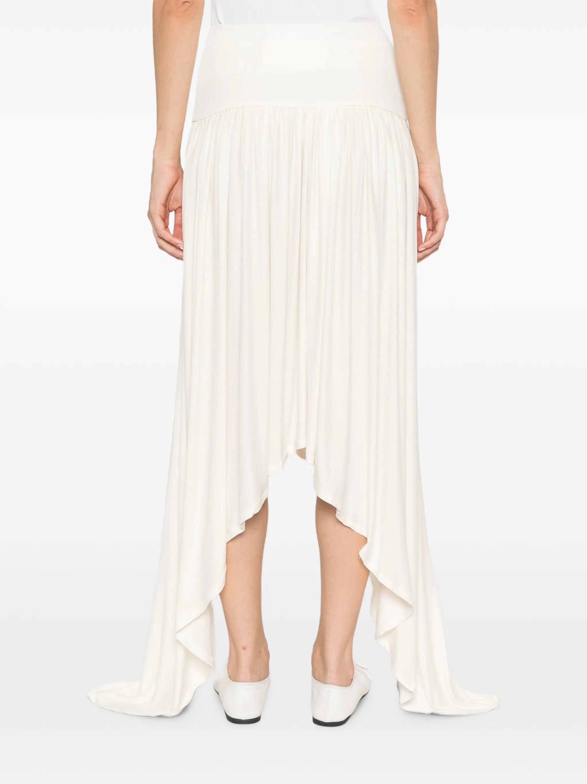 Aya Muse Elya asymmetric gathered skirt