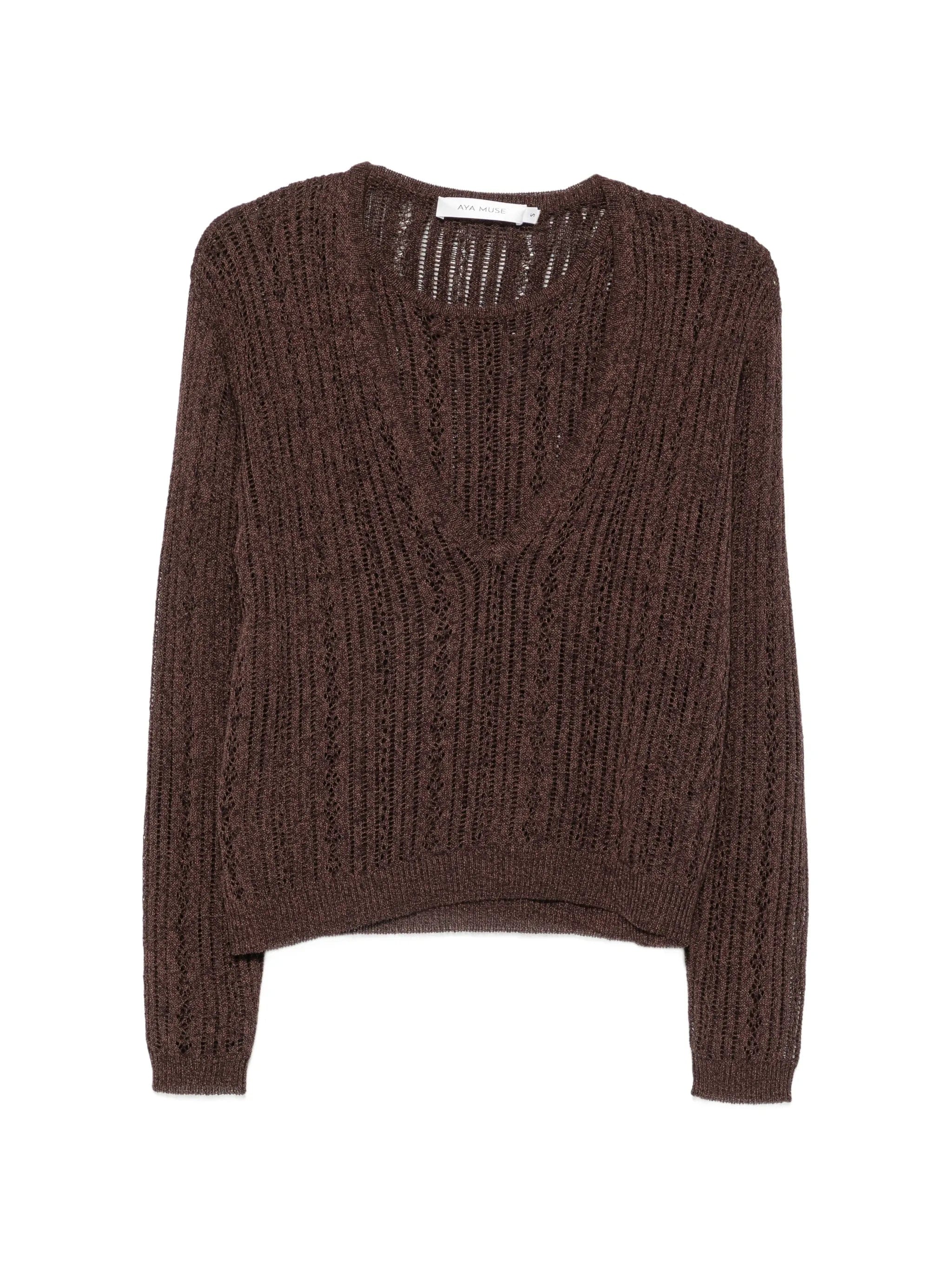 Aya Muse Zula double - layer sweater