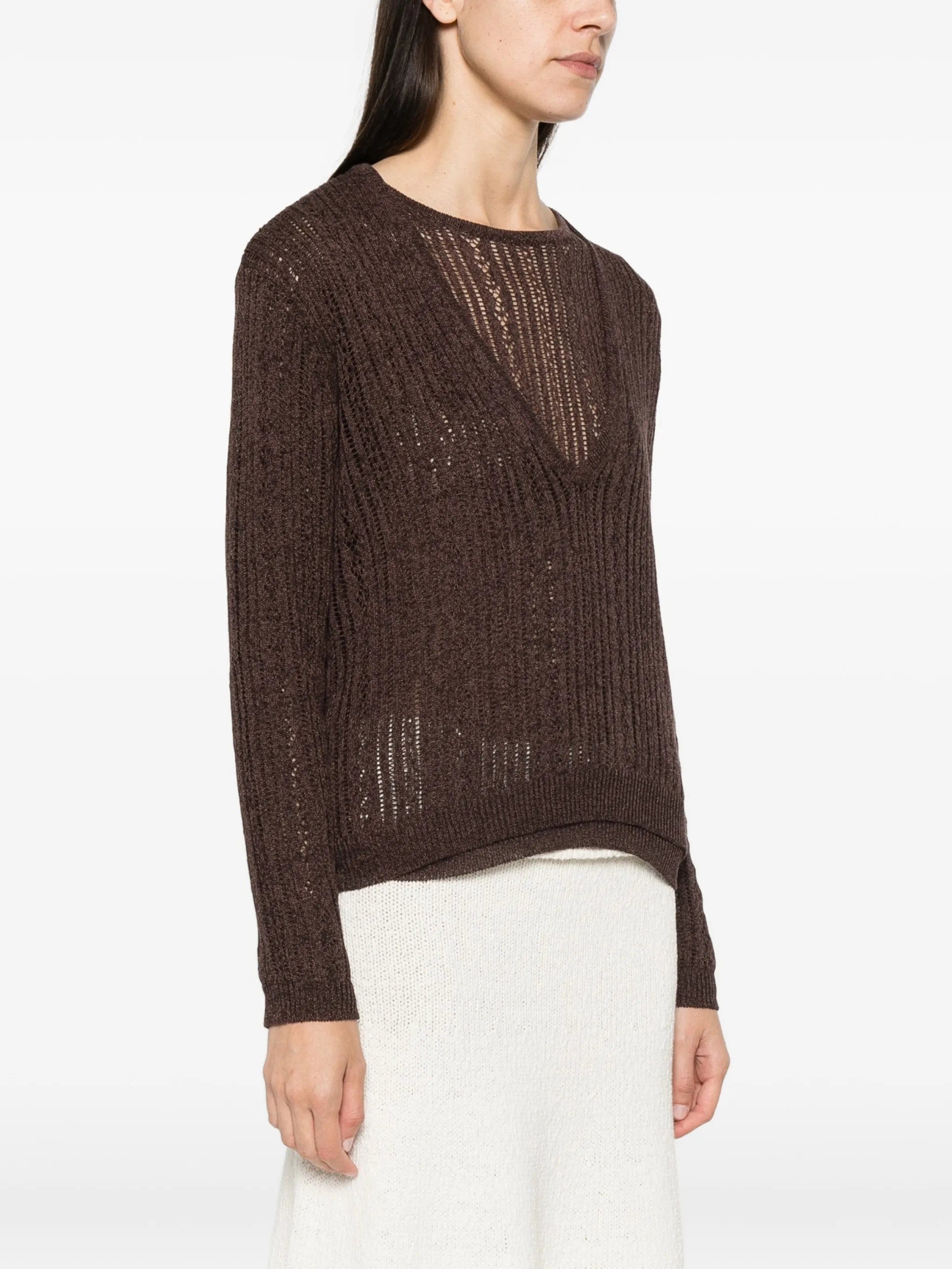 Aya Muse Zula double - layer sweater