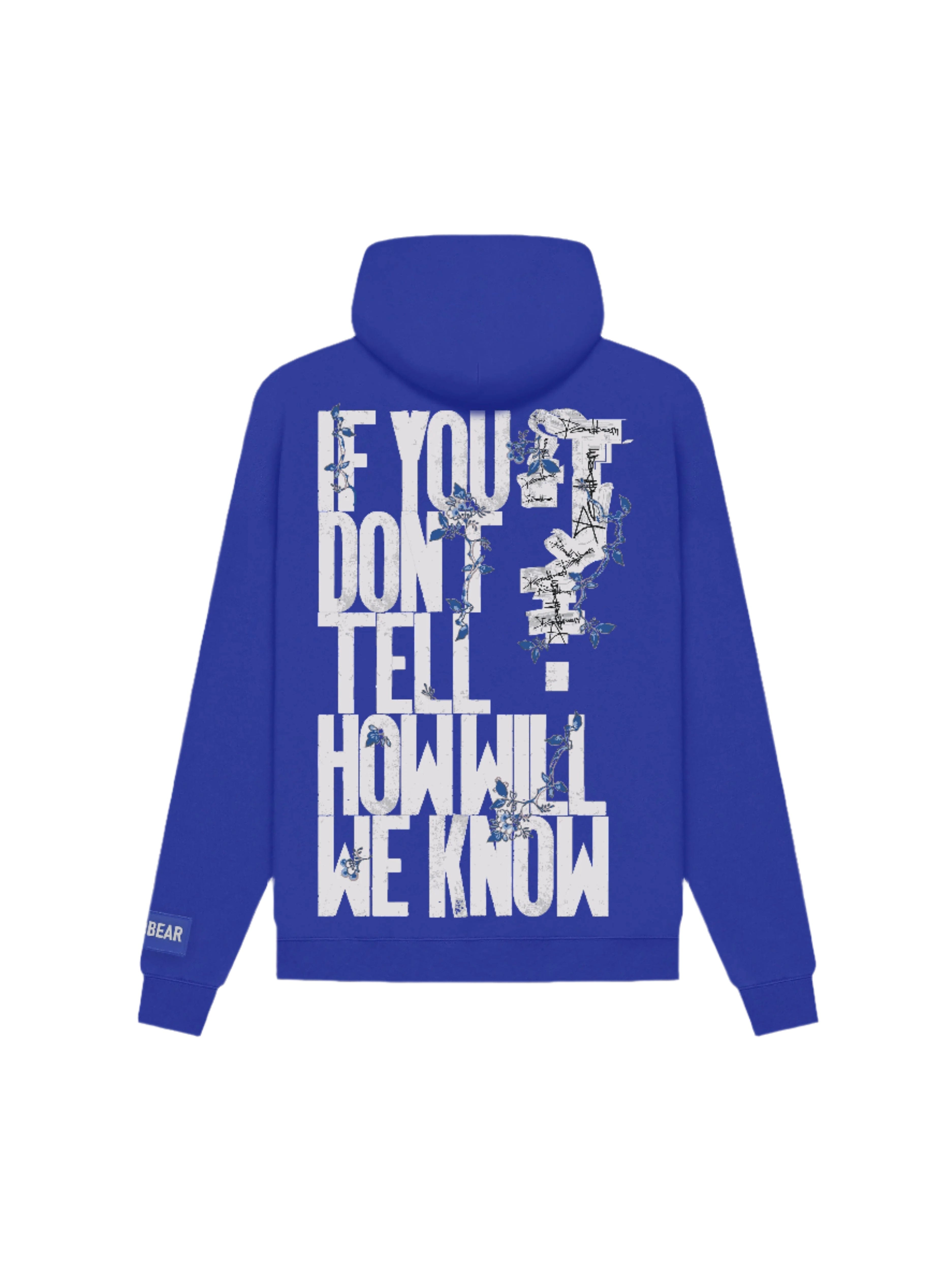 Deadbear Confessions Hoodie Royal Blue