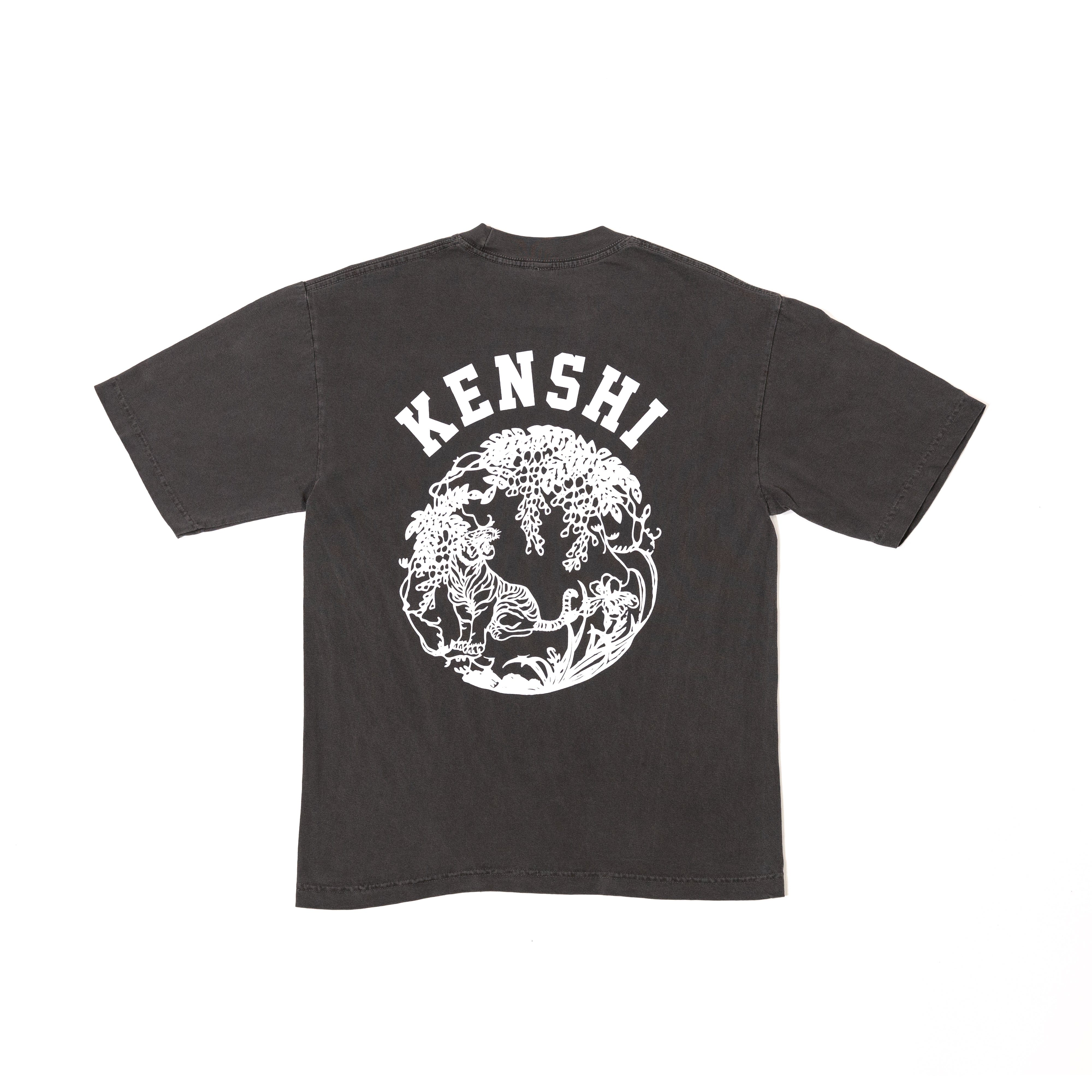 Vintage Kenshi Tiger Logo T - Shirt Vintage Black