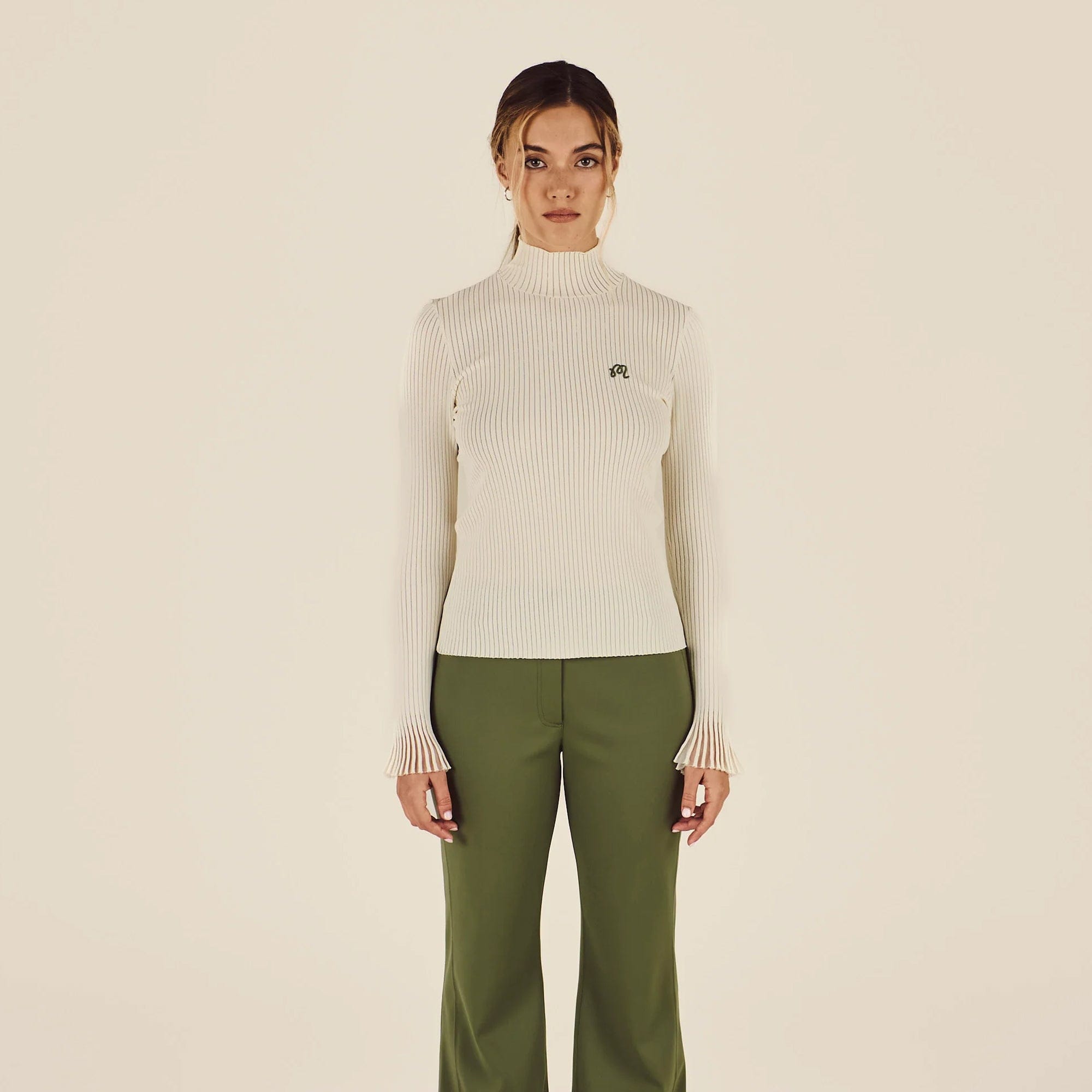 Malbon Golf Womens Monika Turtleneck Shirt