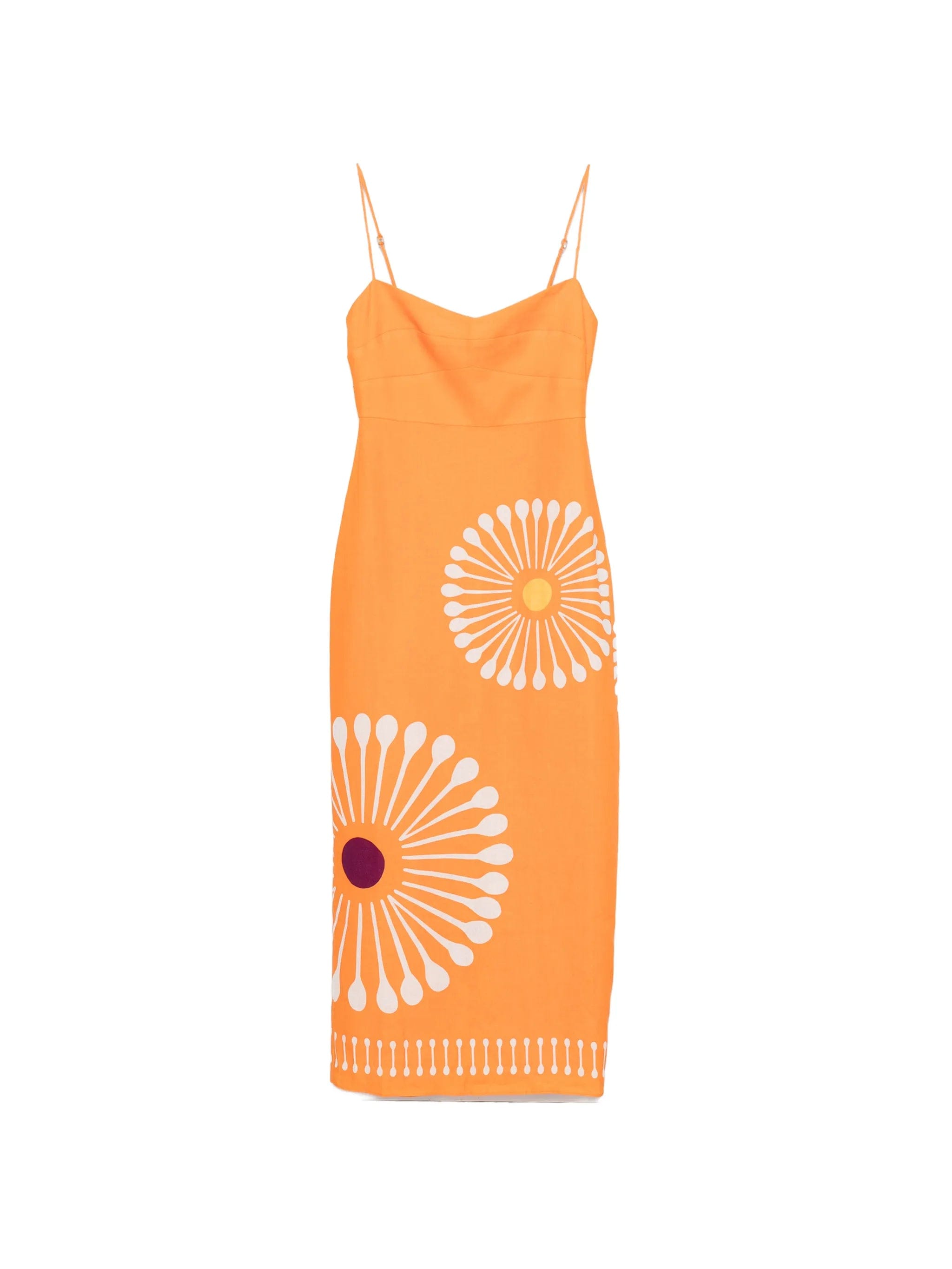 Cala de la Cruz Paloma graphic - print midi dress