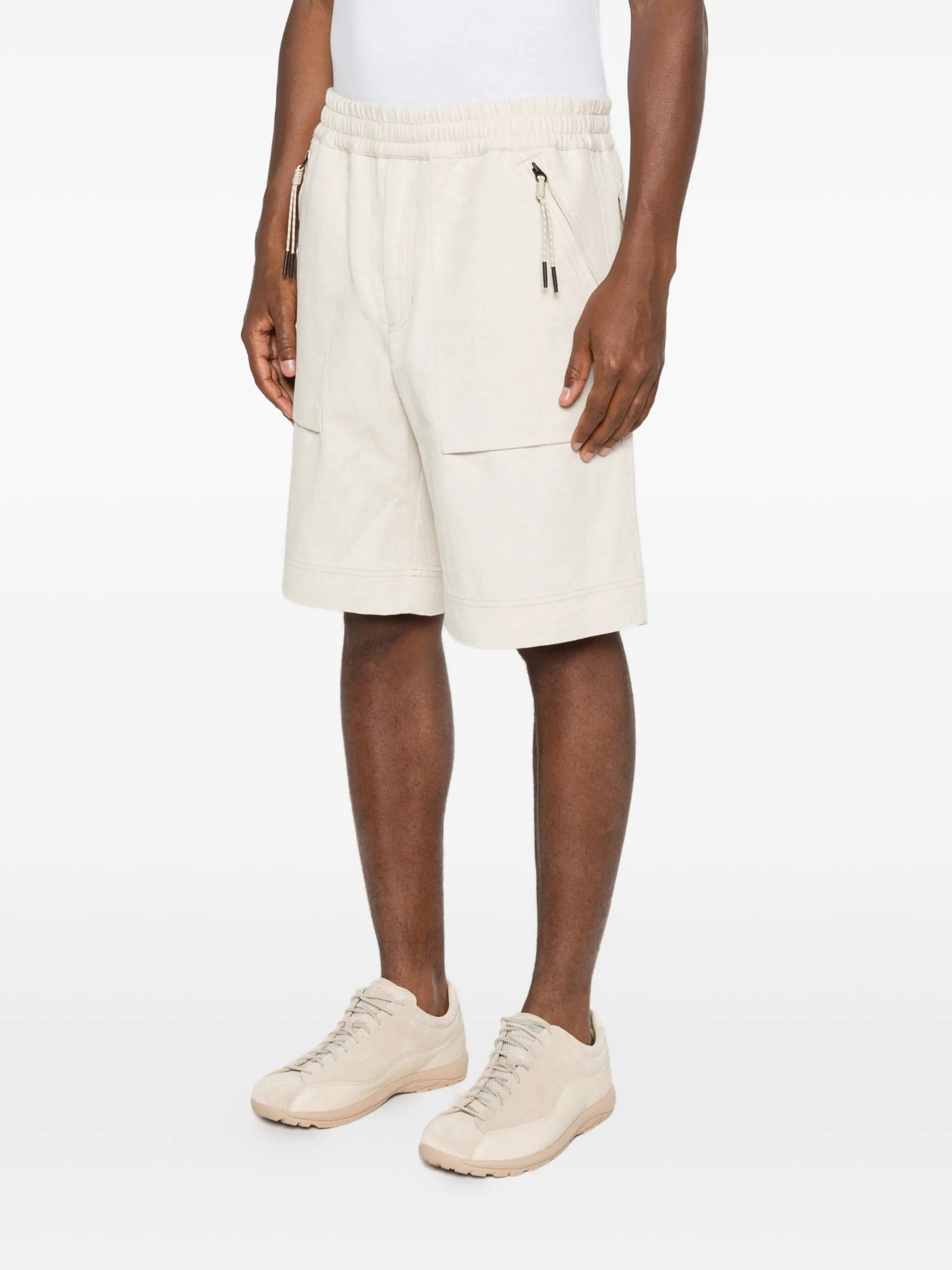 Moncler Grenoble zip - pocket cargo shorts