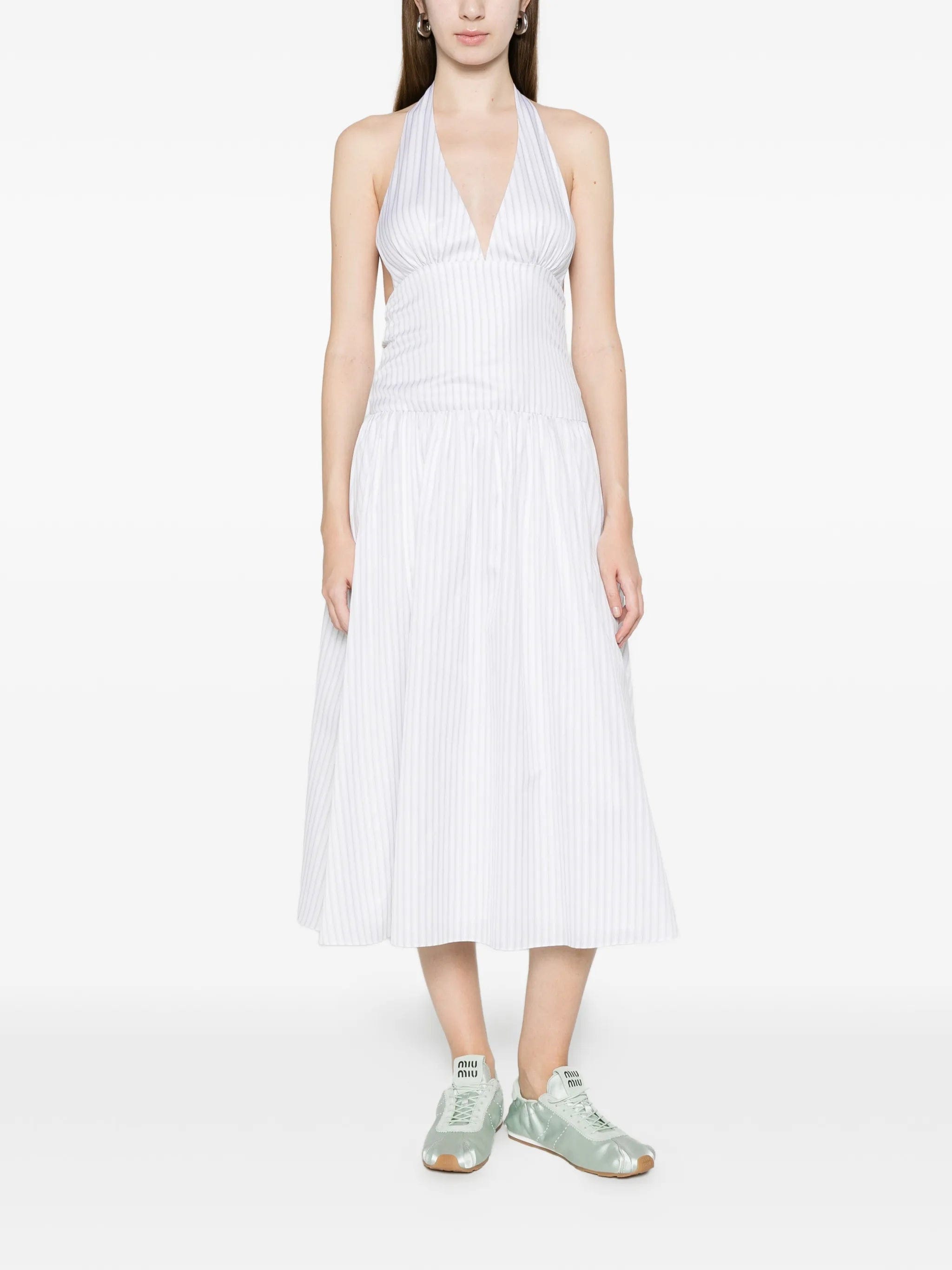 ALFIE Lilly halterneck midi dress